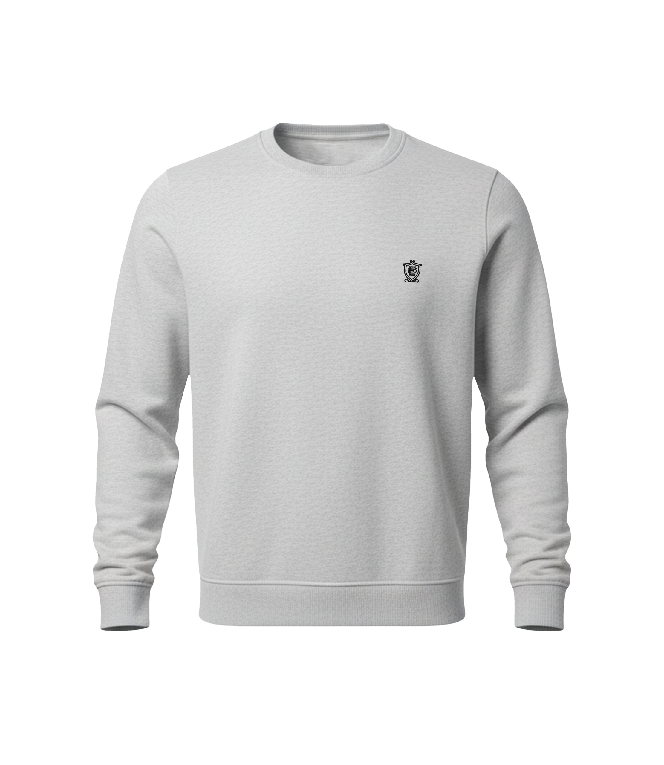 EDGE Crew Neck Solid Color Men’s Sweat T-Shirt - 52862