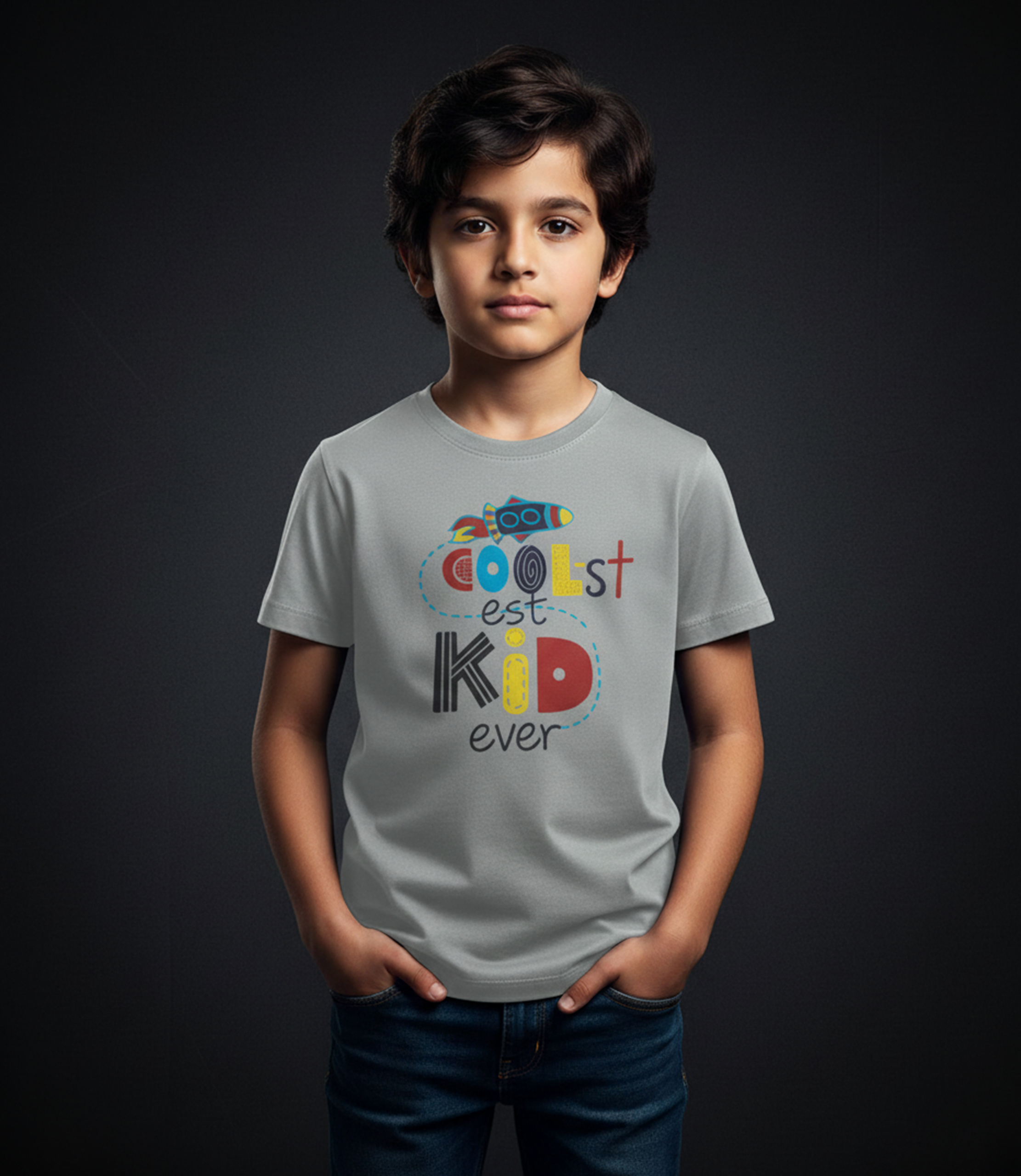 EDGE Boys Crew Neck Printed T-Shirt – 32897