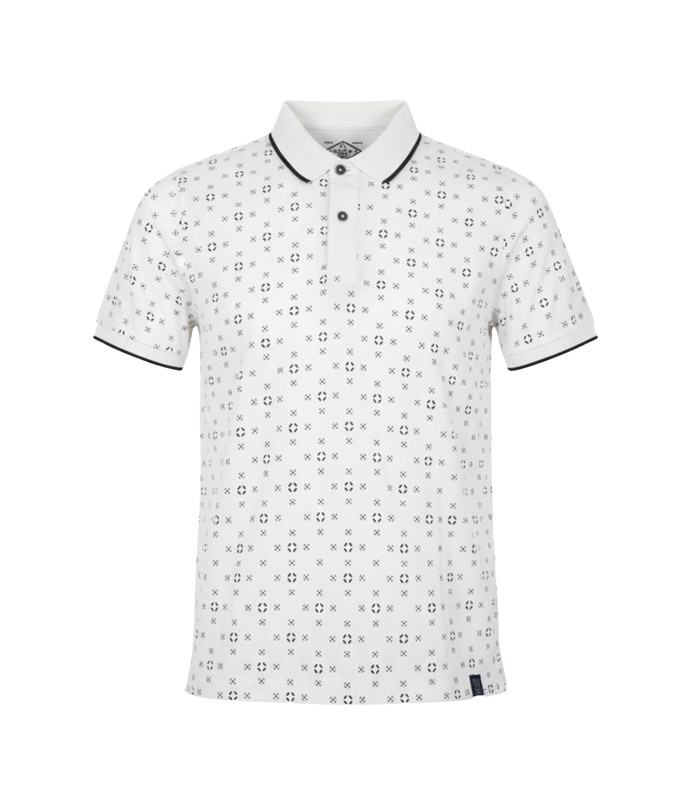 EDGE Tipping Collar Men’s AOP Polo Shirt - 52632