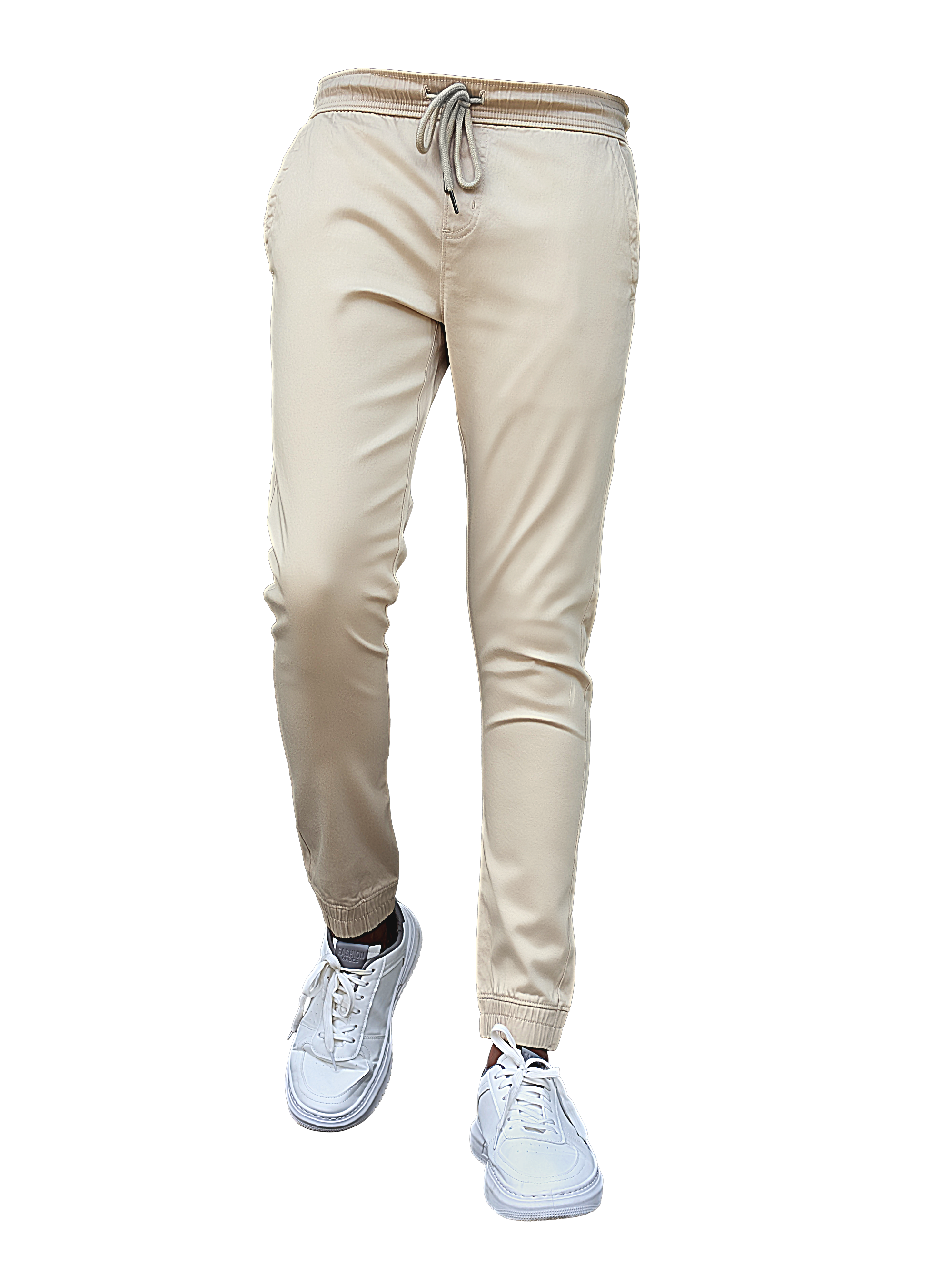EDGE 4 Ways Stretch Beige Men’s Jogger Pants - LH 005