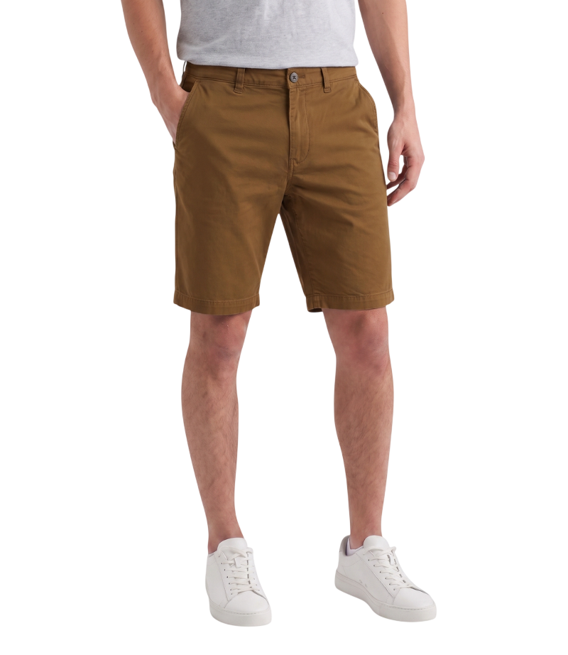EDGE Men's 4-Way Stretch Copper Brown Shorts - 8010-SIL-32