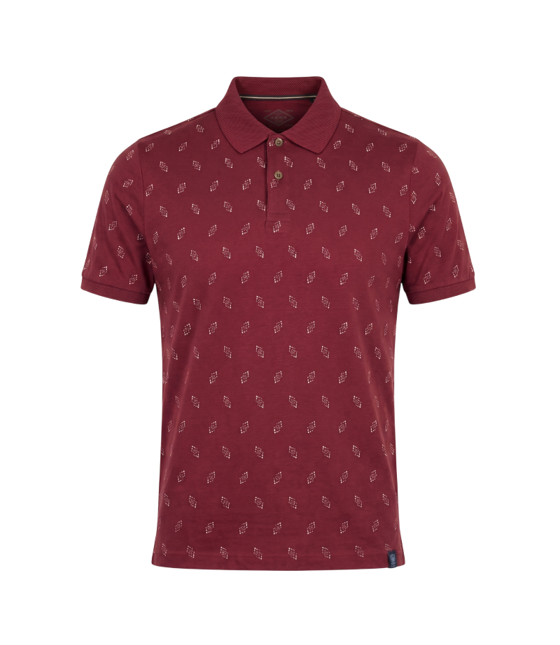 EDGE Solid Collar Men’s AOP Polo Shirt - 52622