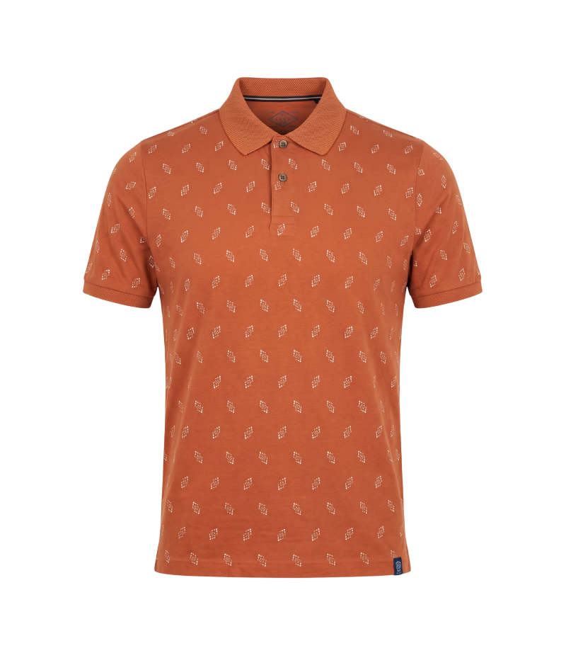 EDGE Solid Collar Men’s AOP Polo Shirt - 52622