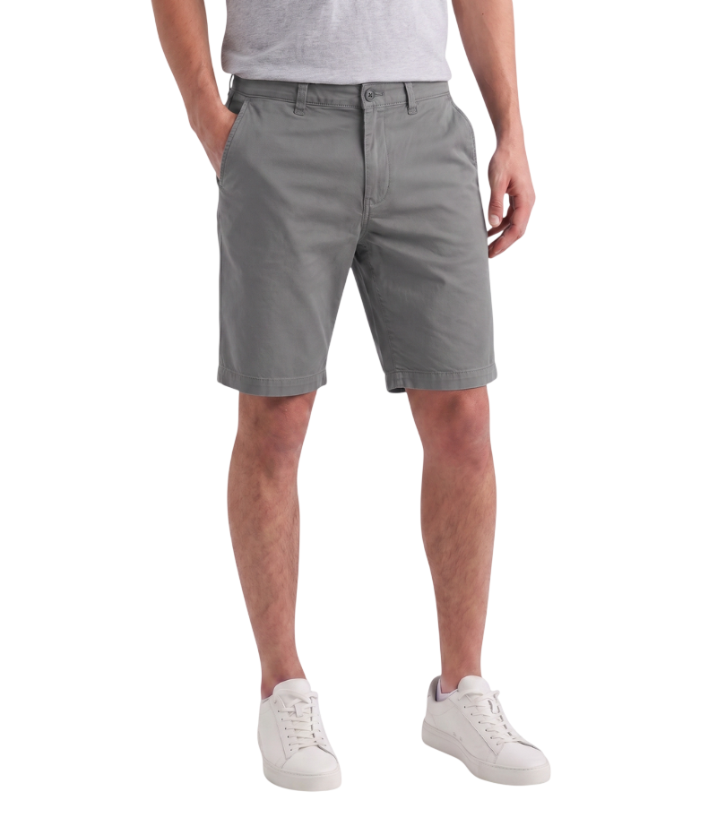 EDGE Men's 4-Way Stretch Gray Shorts - 8013-LH-008