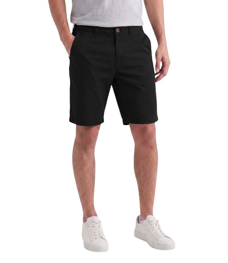 EDGE Men's 4-Way Stretch Black Shorts - 8010-SIL-39