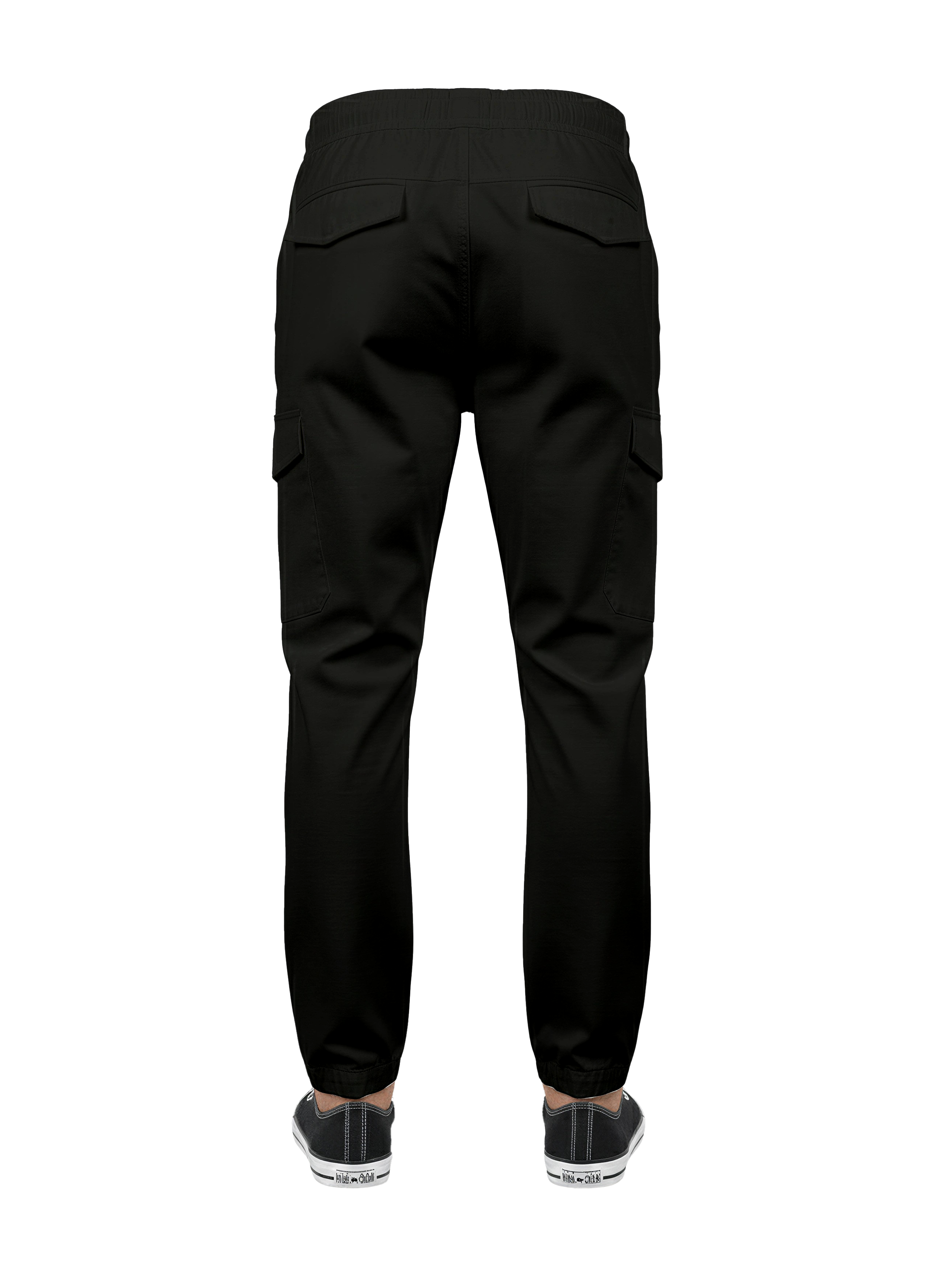 EDGE Men’s Premium Black Cargo Pants - 001