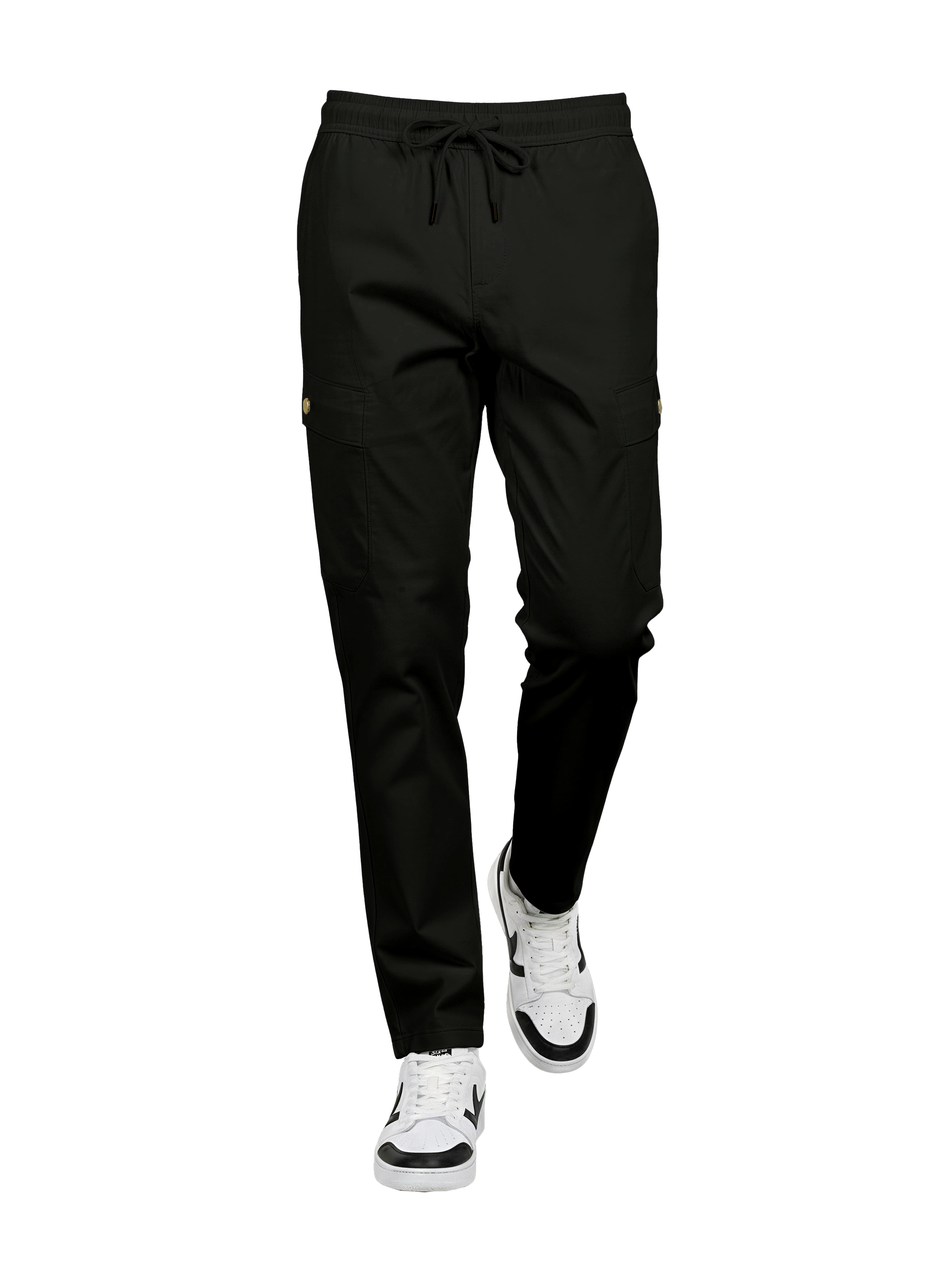 EDGE Men’s Premium Black Cargo Pants - 001