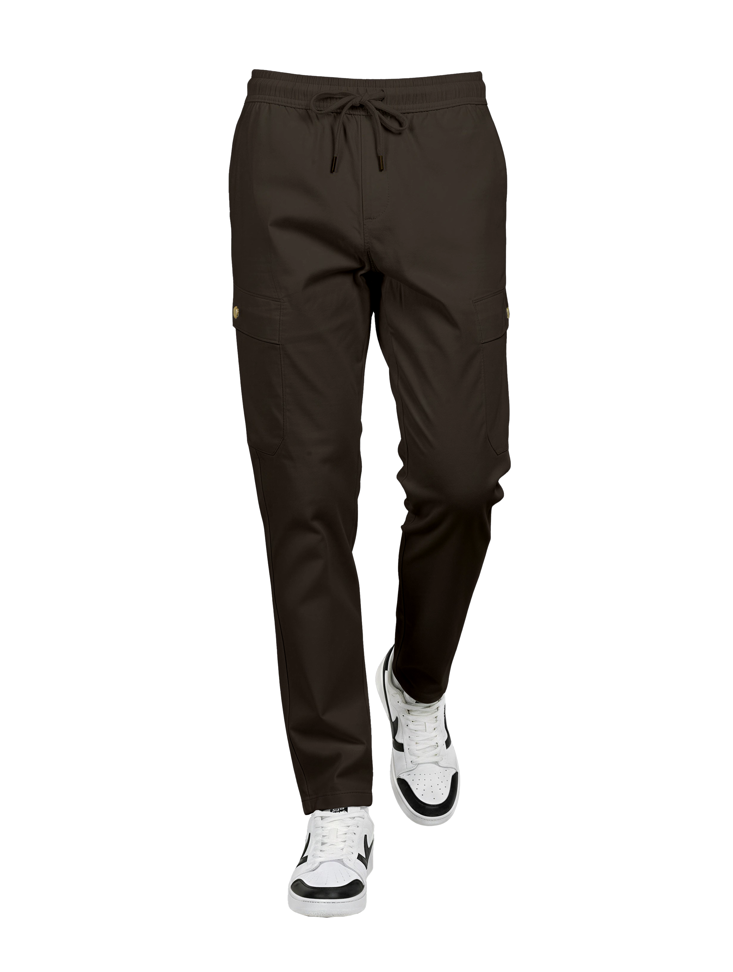 EDGE Men’s Premium Dark Brown Cargo Pants - 007