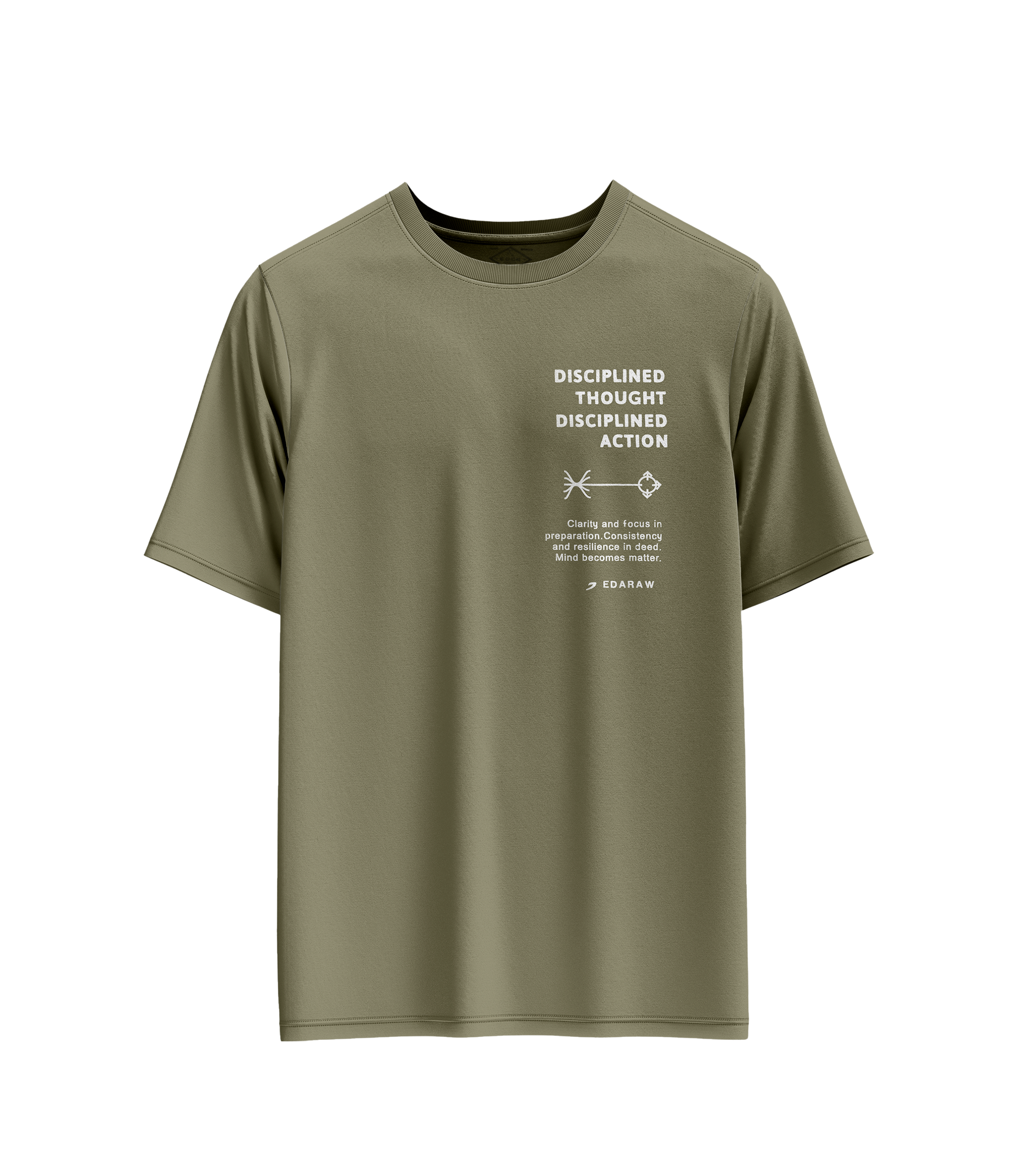 EDGE Crew Neck Men’s Printed Oversize T-Shirt - 53222