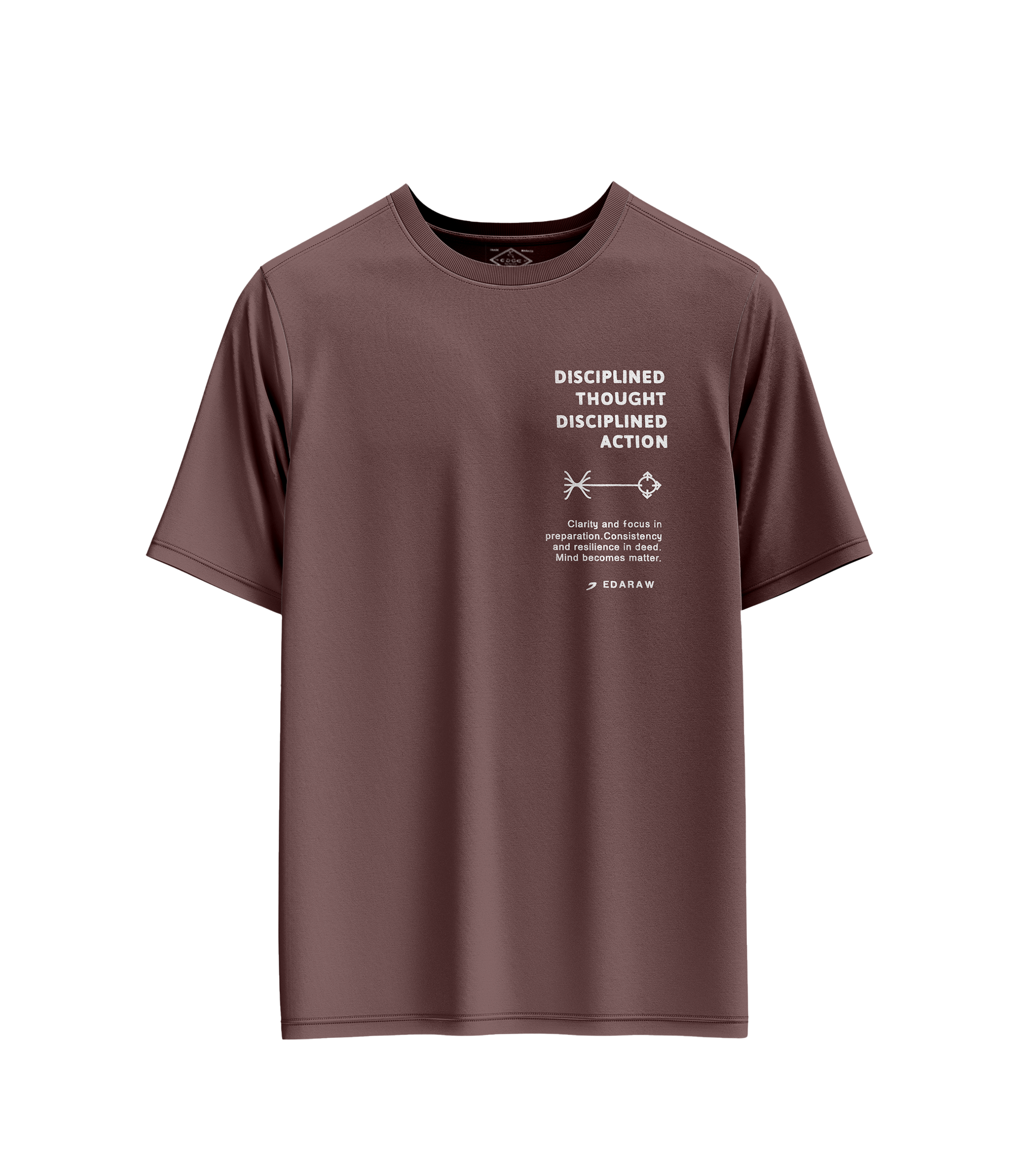 EDGE Crew Neck Men’s Printed Oversize T-Shirt - 53222