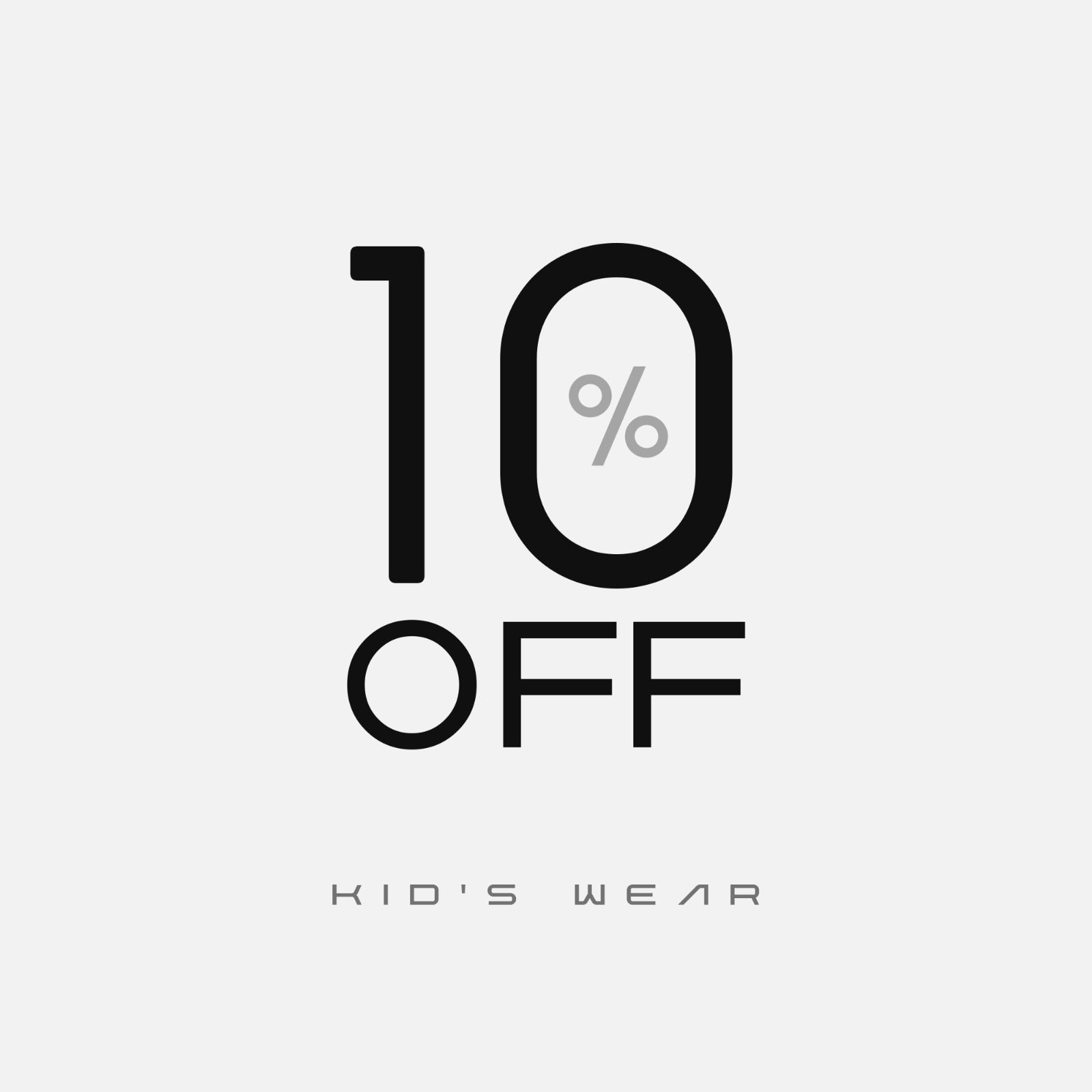10% Discount Kids Clothing