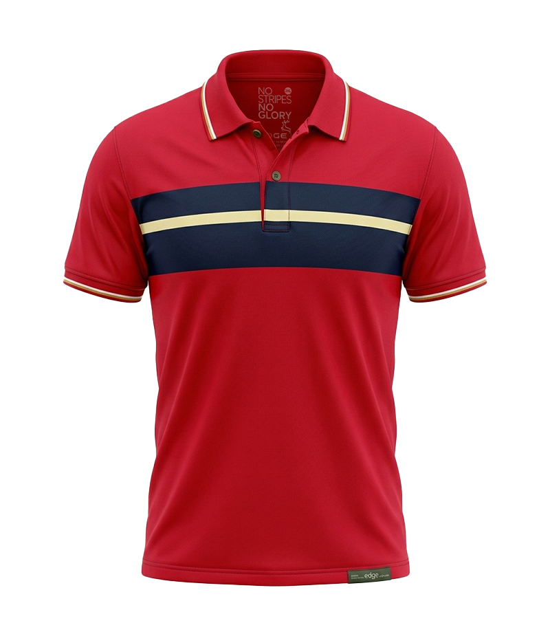 Edge Men's Big & Handsome Striped Polo Shirt - 53661