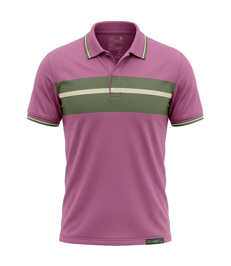 Edge Men's Big & Handsome Striped Polo Shirt - 53661