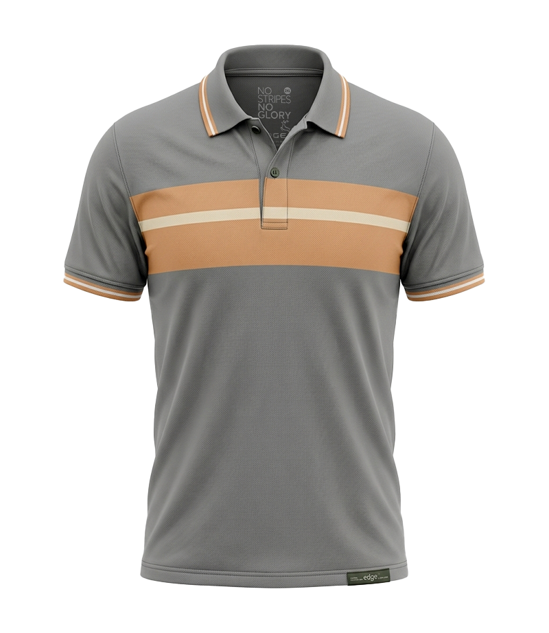 Edge Men's Big & Handsome Striped Polo Shirt - 53661