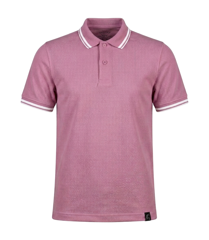 EDGE Tipping Collar Solid Color Kids Polo - 33819