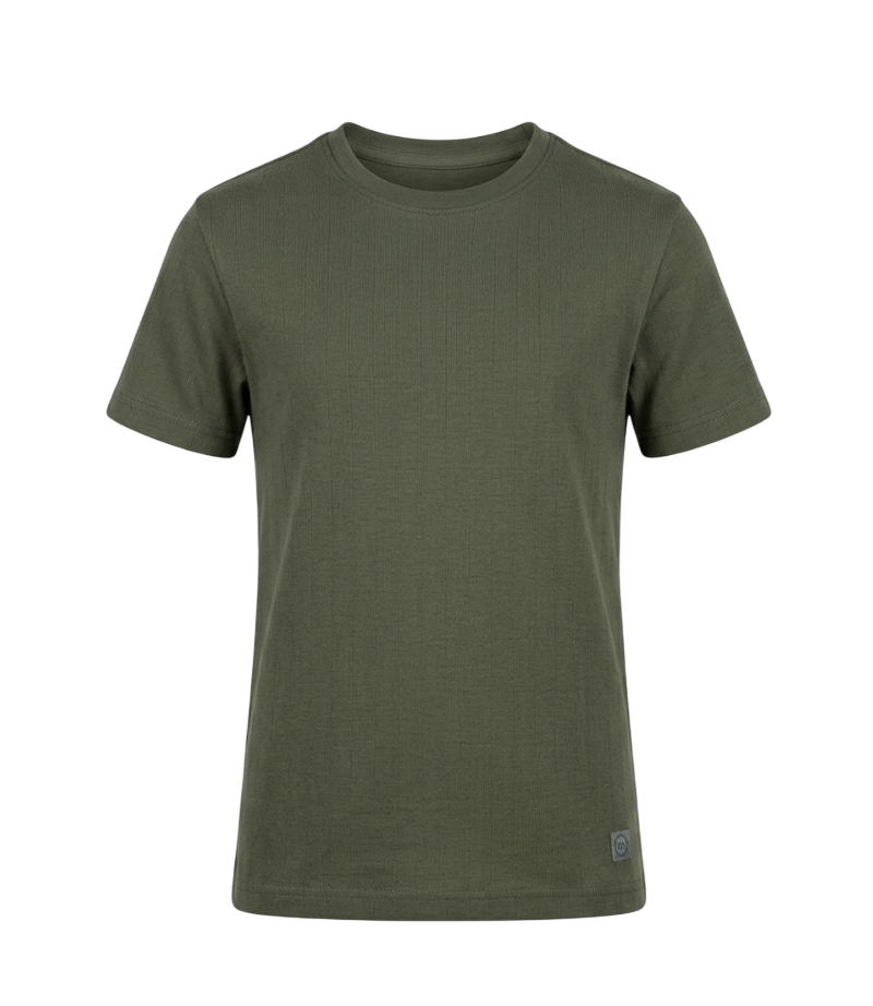EDGE Kids Crew Neck Textured T-Shirt – 33811
