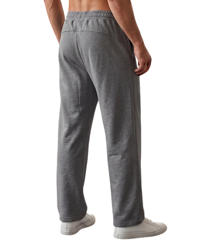 Edge Men's Premium Relax-fit Grey Sweatpants- 53933