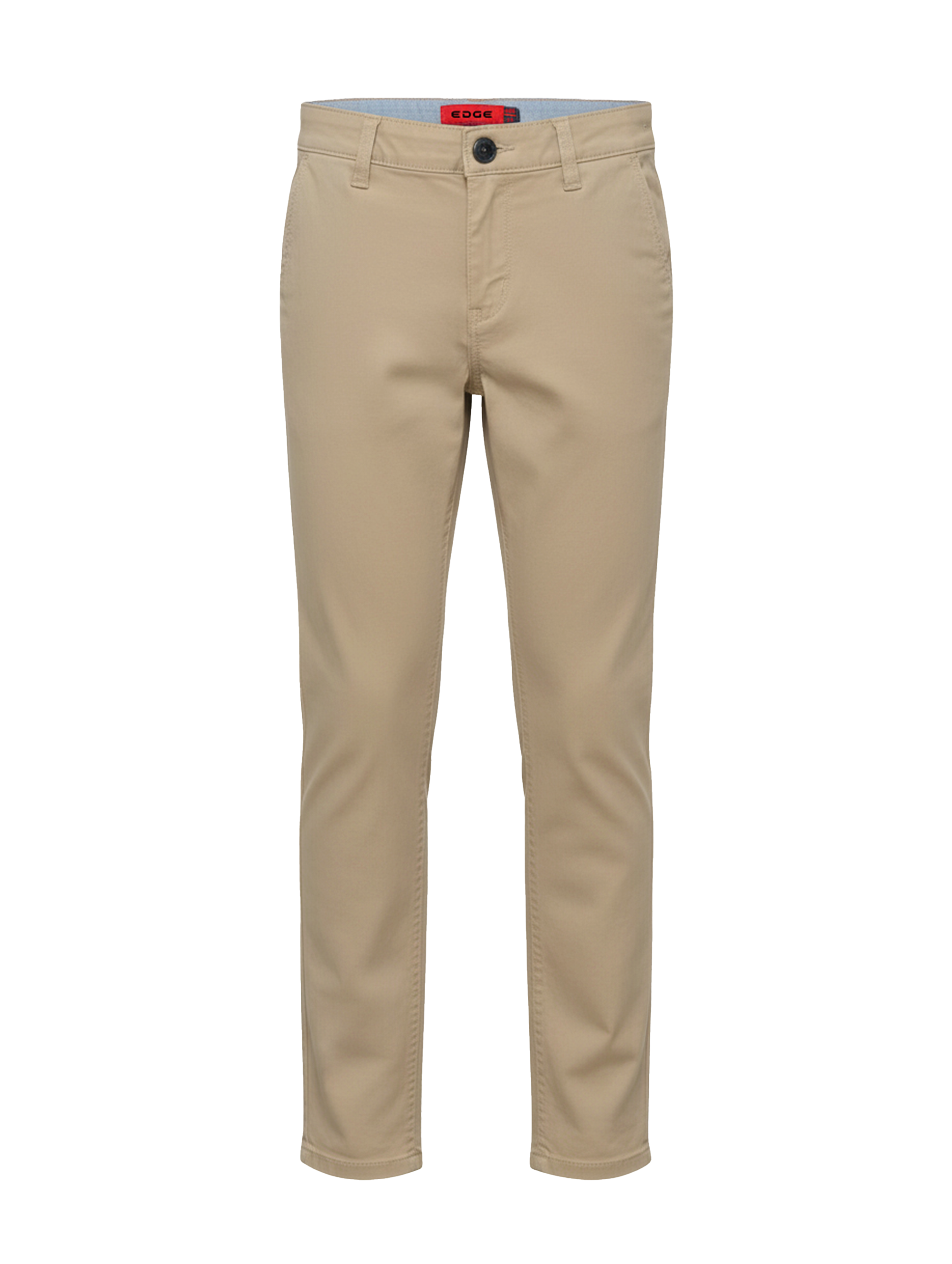 EDGE 4 Way Stretch Khaki Premium Boys Pants - SIL-25