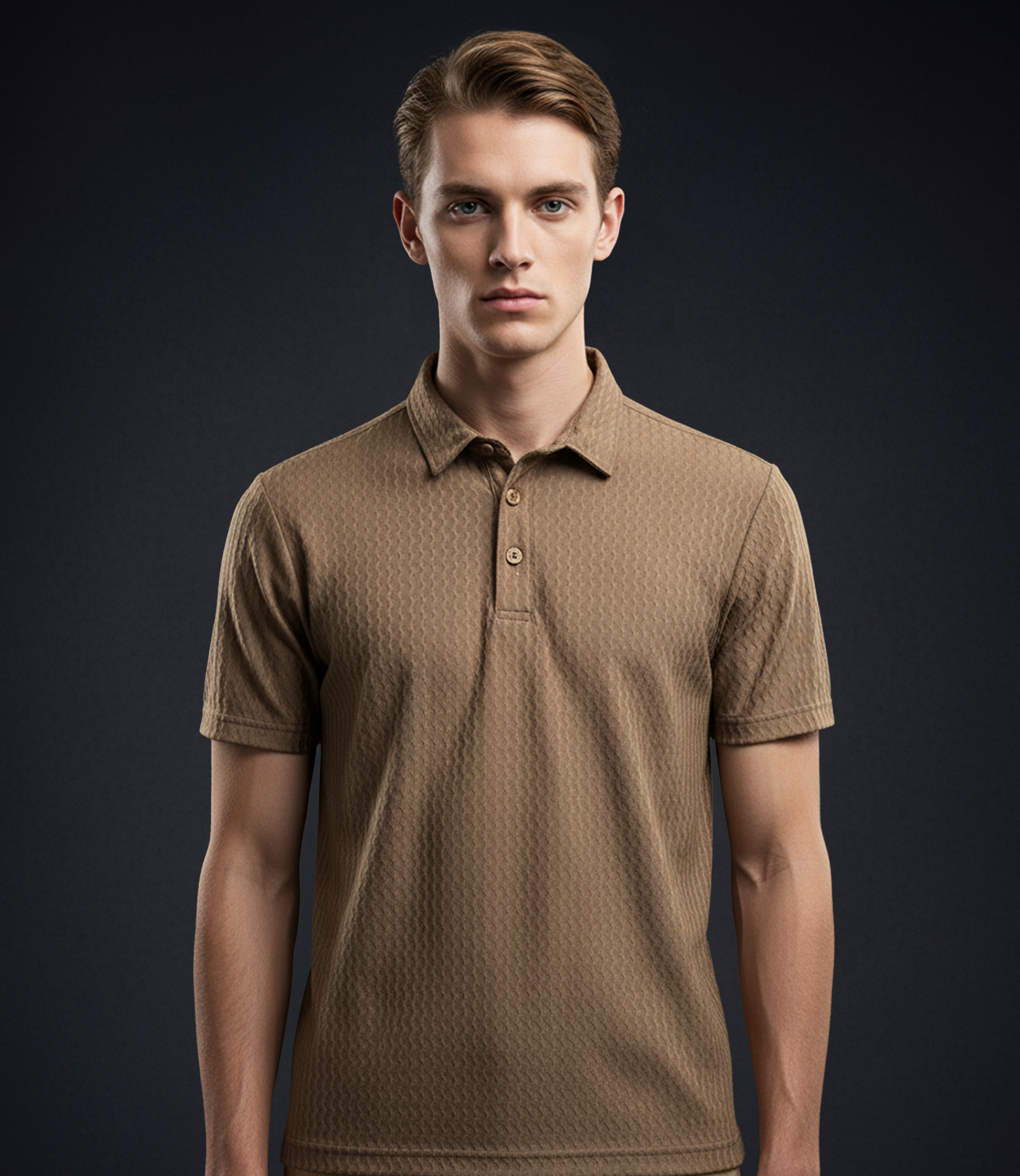 EDGE Textured Fabric Men’s Polo shirt - 53308