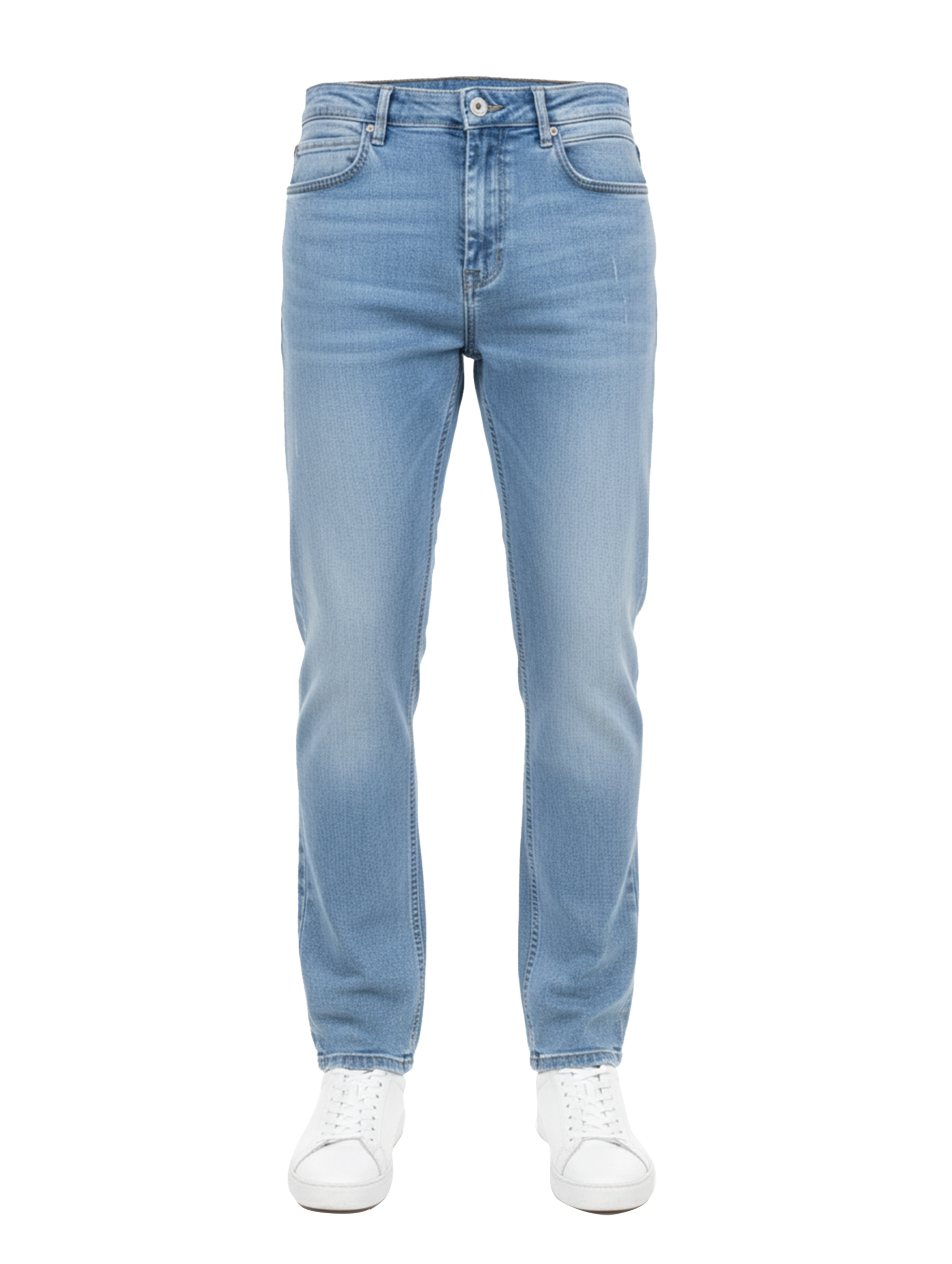 EDGE Premium Stretch Acid Washed SLIM FIT Ice Blue Jeans - 4233
