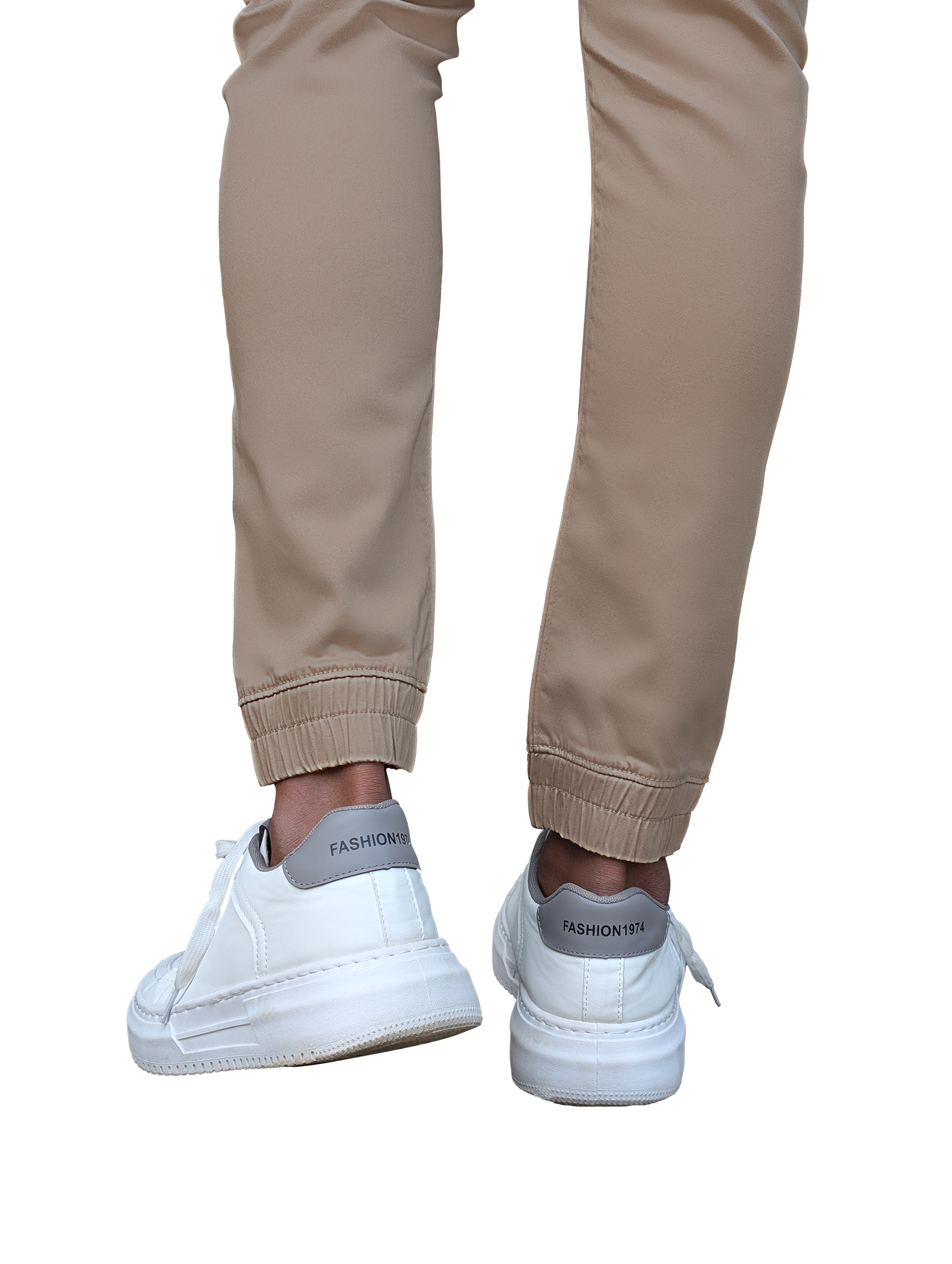 EDGE 4 Ways Stretch Pebble Brown Men’s Jogger Pants - SIL 38