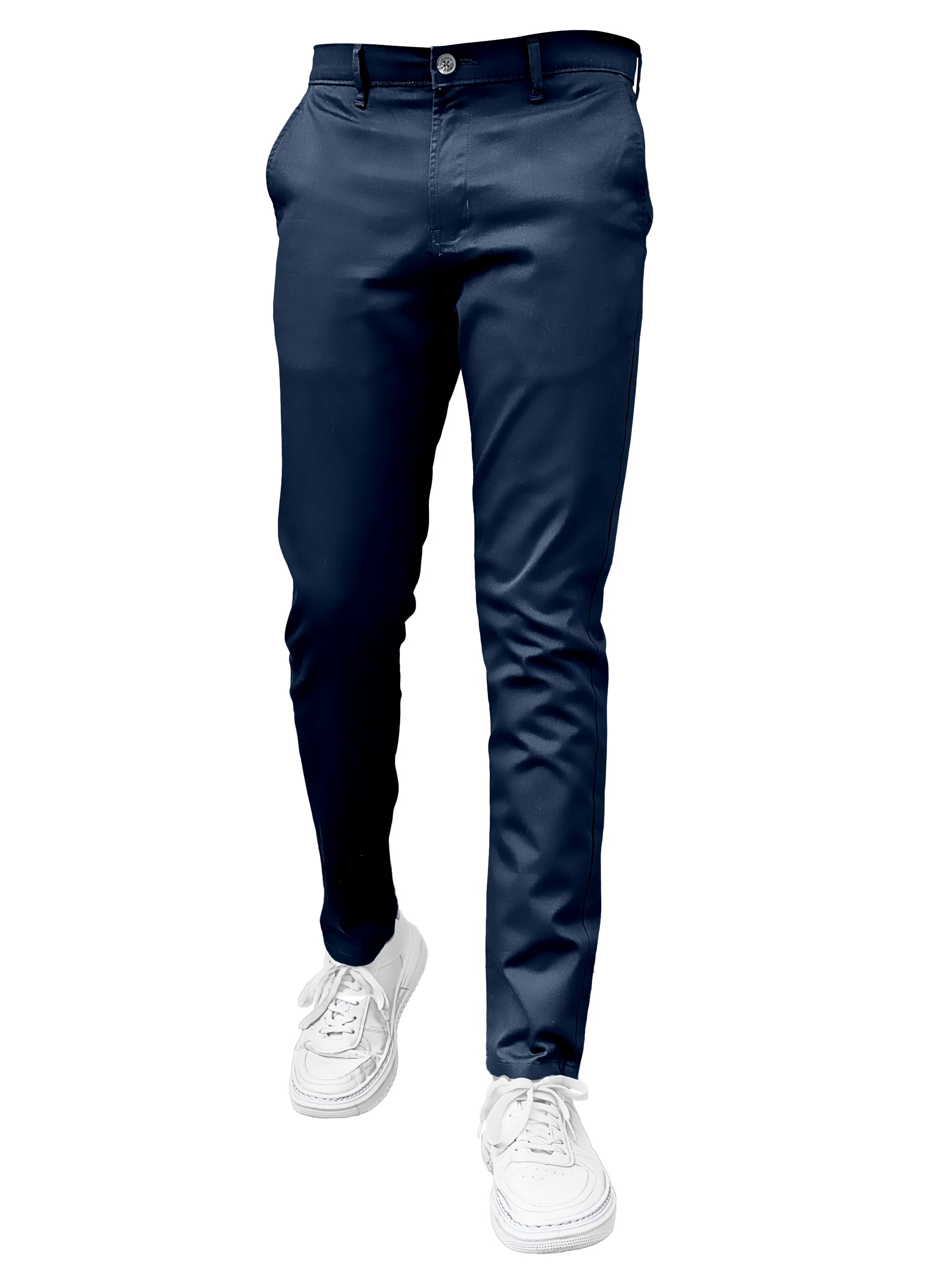 EDGE SLIMFIT 4 Way Stretch Aegean Blue Pants - LH-004