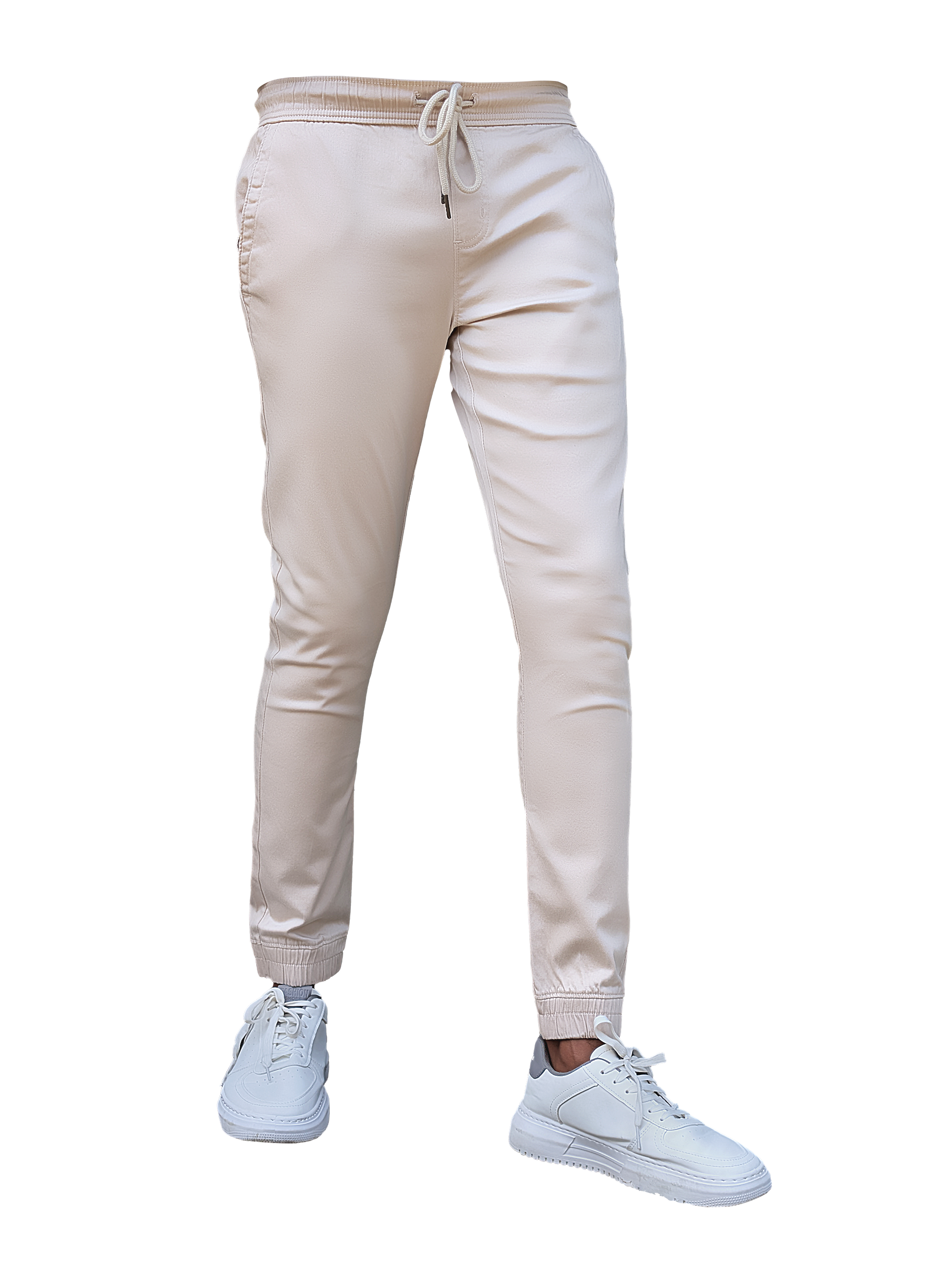 EDGE 4 Ways Stretch Beige Men’s Jogger Pants - LH 005