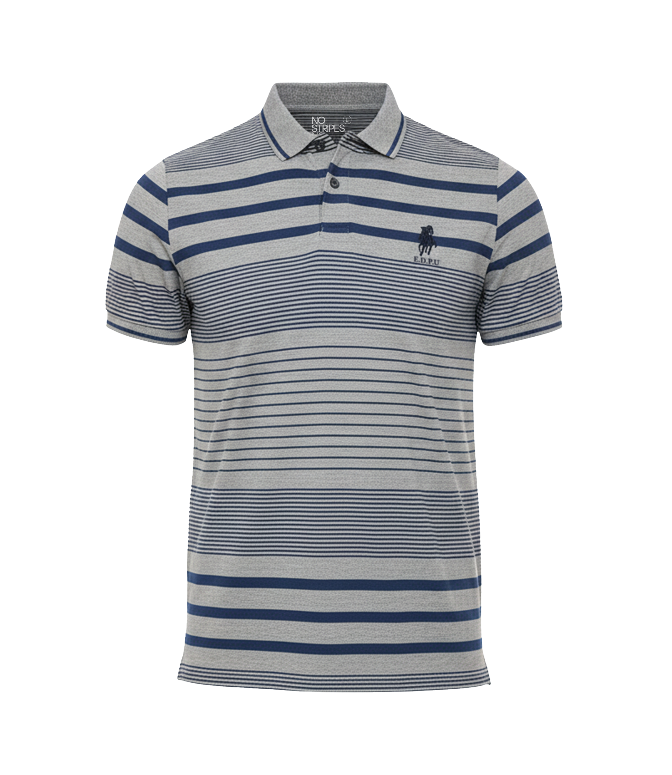 EDGE Tipping Collar Men’s Stripe polo - 52457