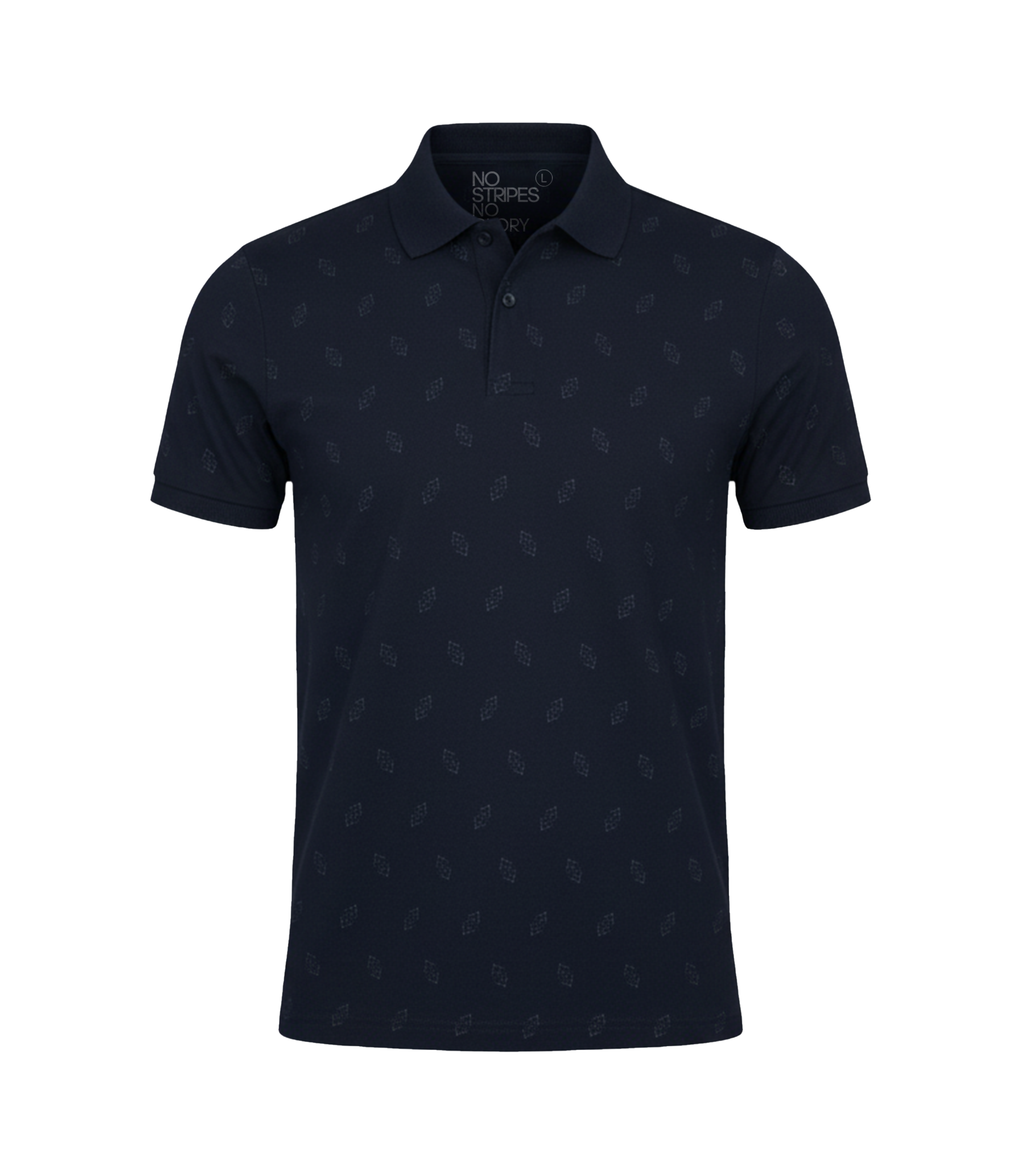 EDGE Solid Collar Men’s AOP Polo Shirt - 52622