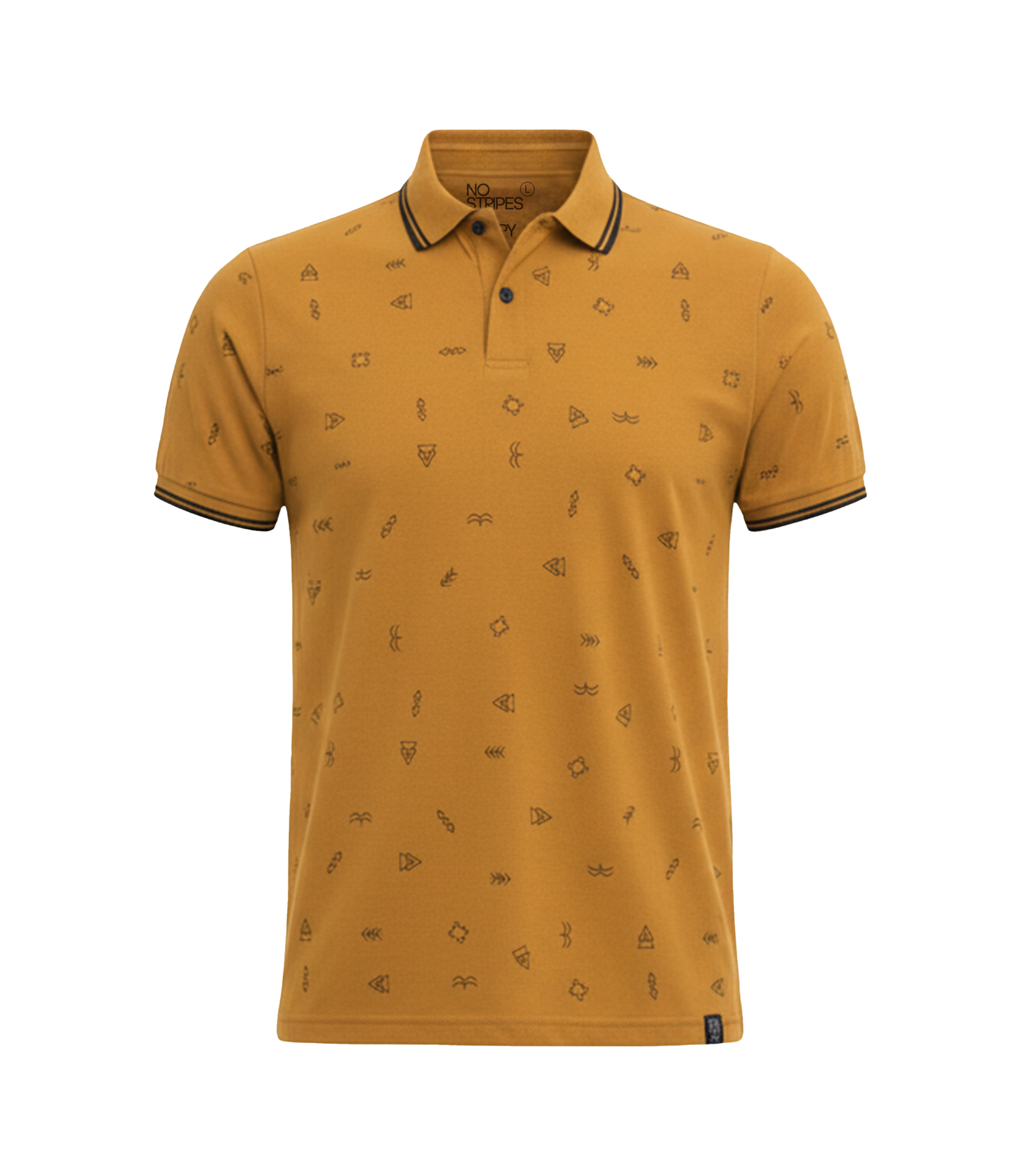 EDGE Tipping Collar Men’s AOP Polo Shirt - 52609