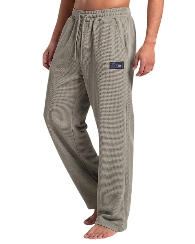 Edge Textured Men's Relax-fit Grey Sweatpants - 53942