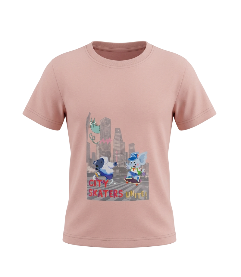 EDGE Kids Crew Neck Printed T-Shirt – 33799