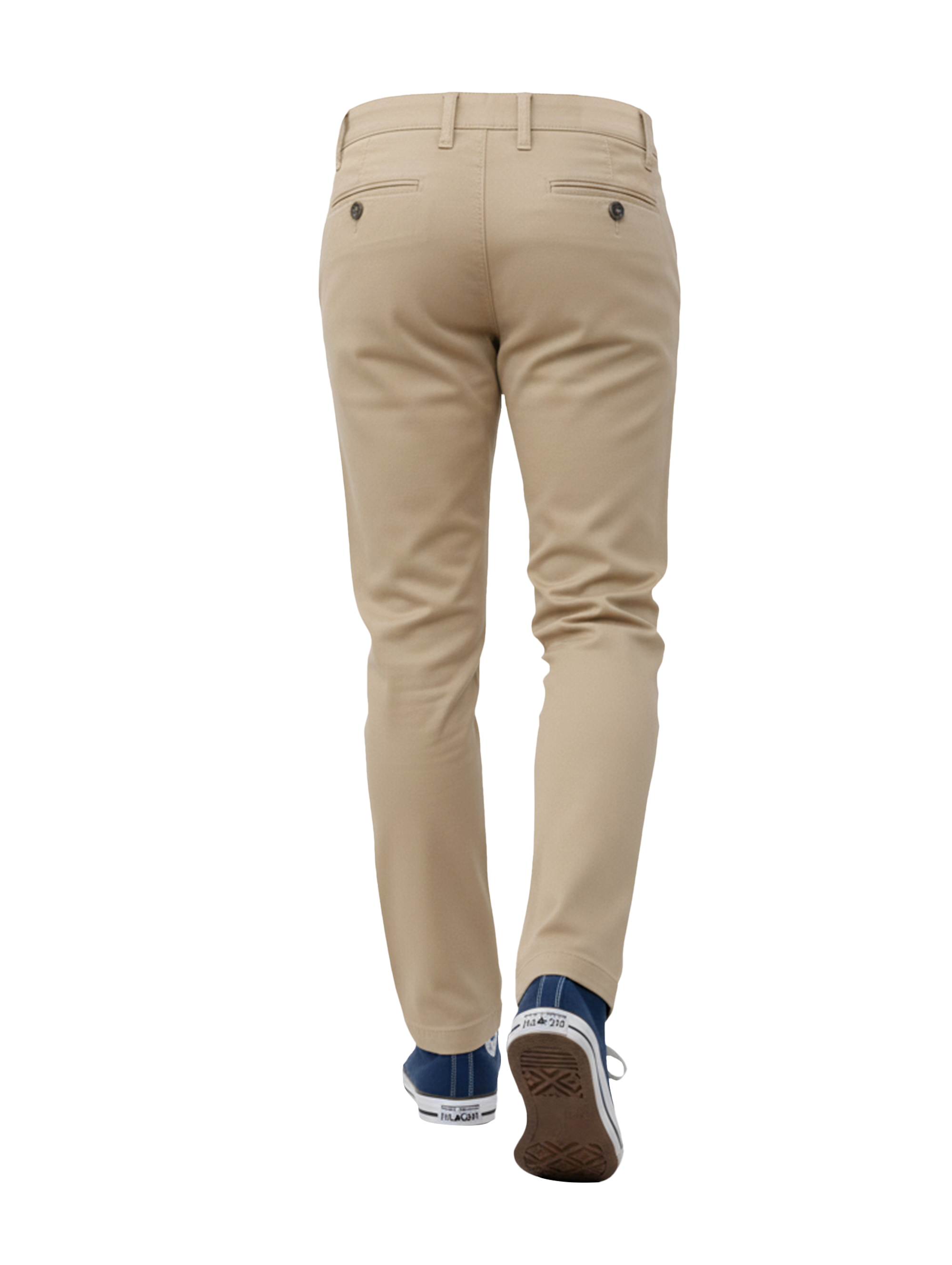 EDGE 4 Way Stretch Khaki Premium Boys Pants - SIL-25