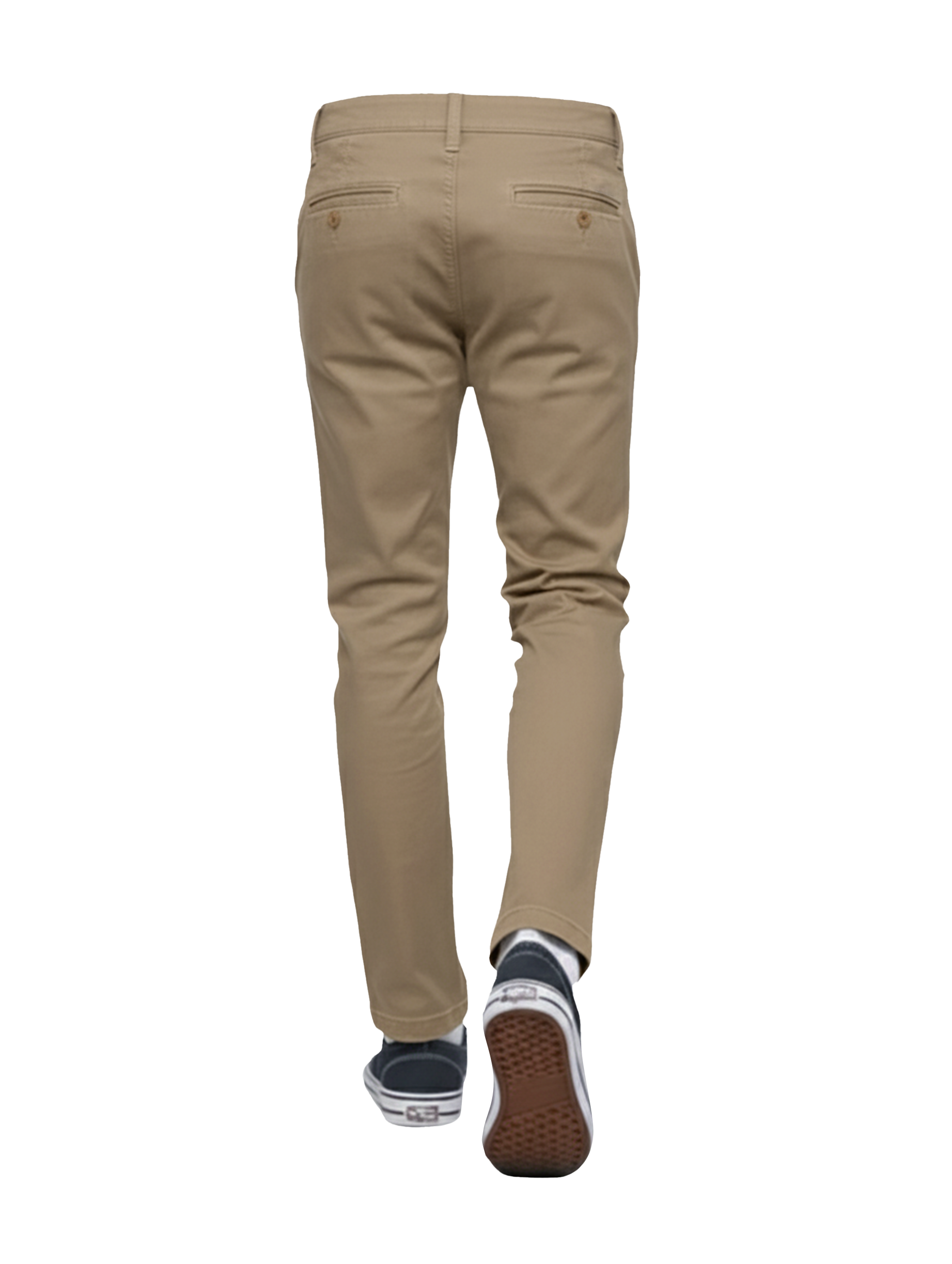 EDGE 4 Way Stretch Dark Brown Premium Boys Pants - SIL-38