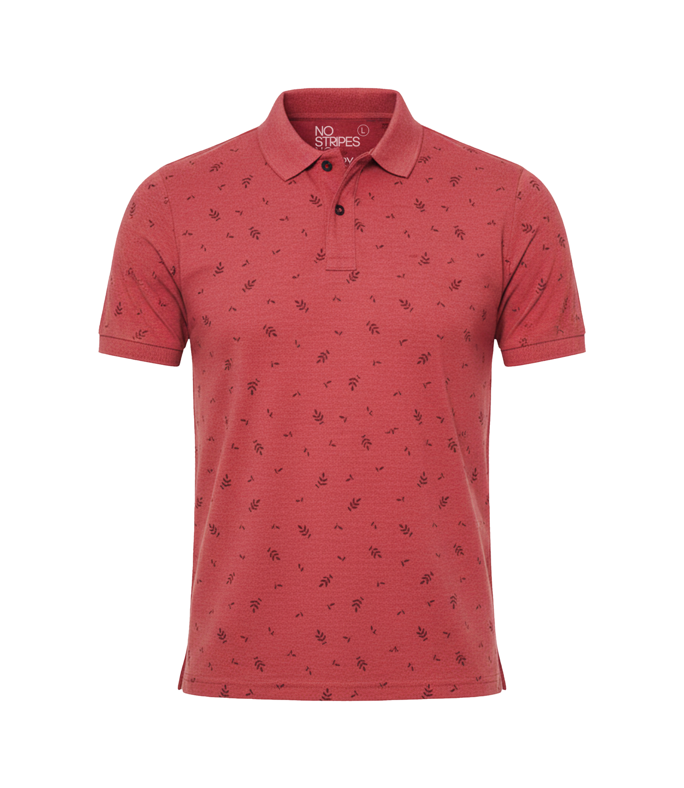 EDGE Solid Collar Men’s AOP Polo Shirt - 52645