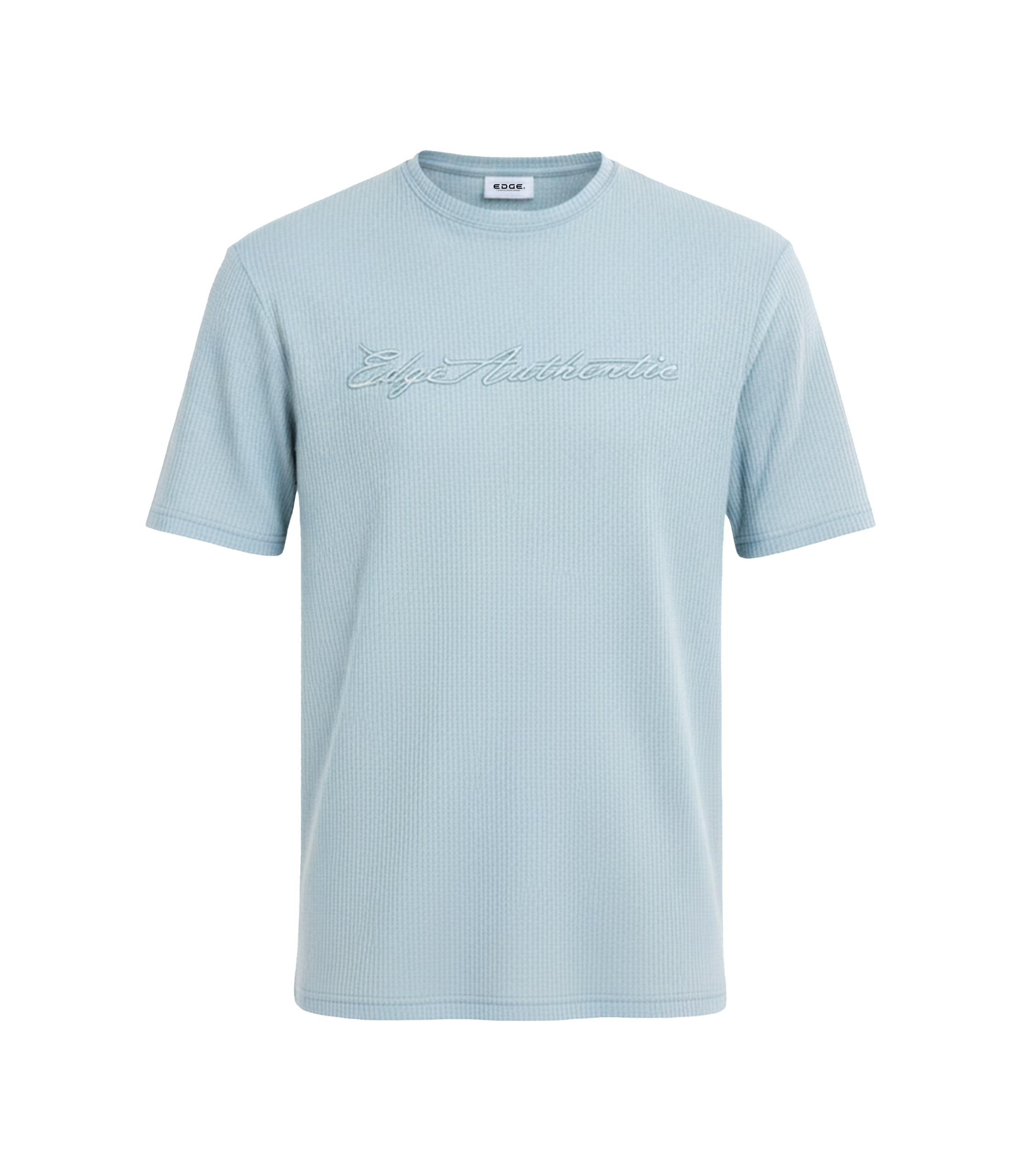 EDGE Crew Neck Men’s Textured Fabric Oversize T-Shirt - 53280