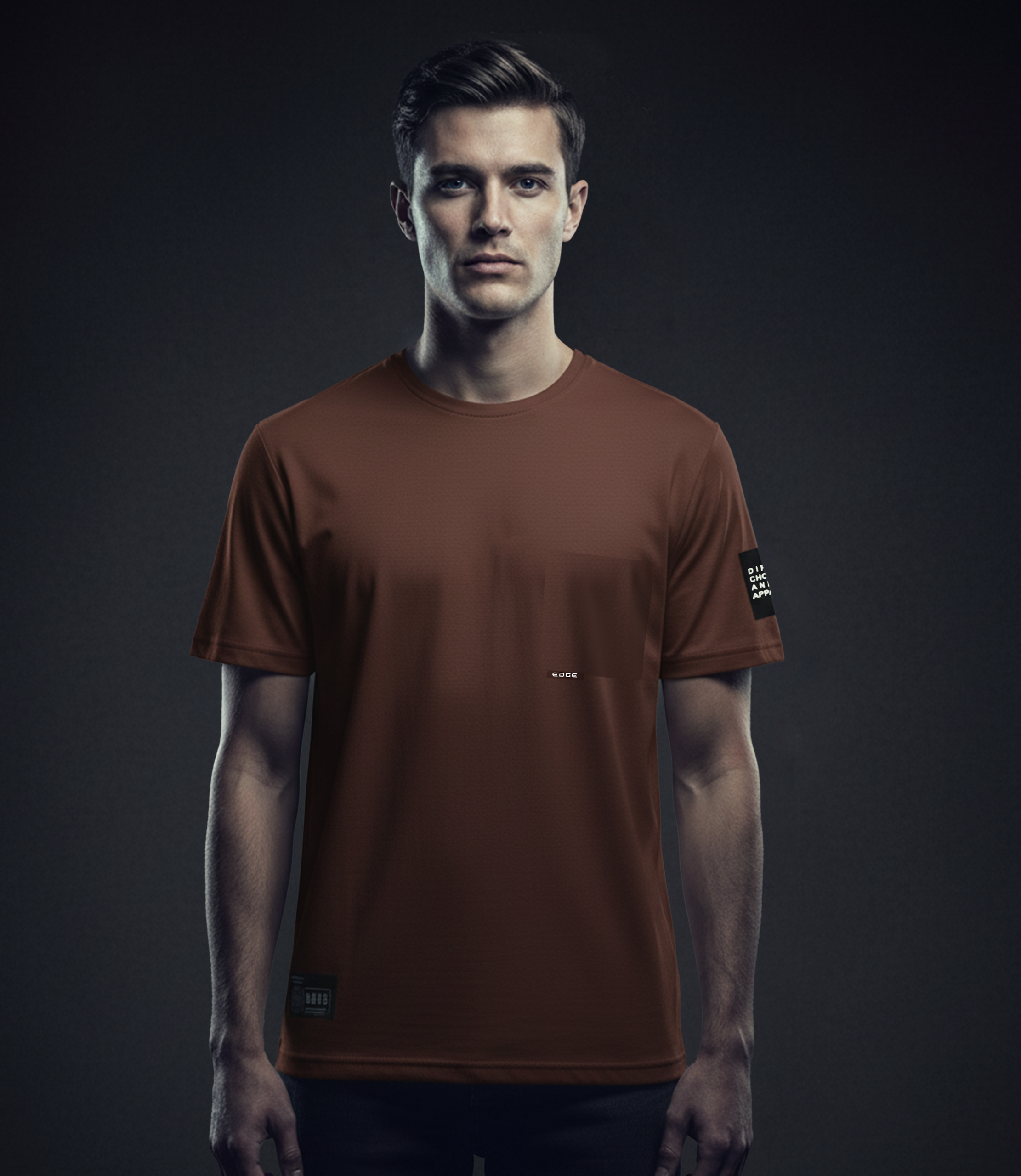 EDGE Crew Neck Men’s Oversize T-Shirt - 53300