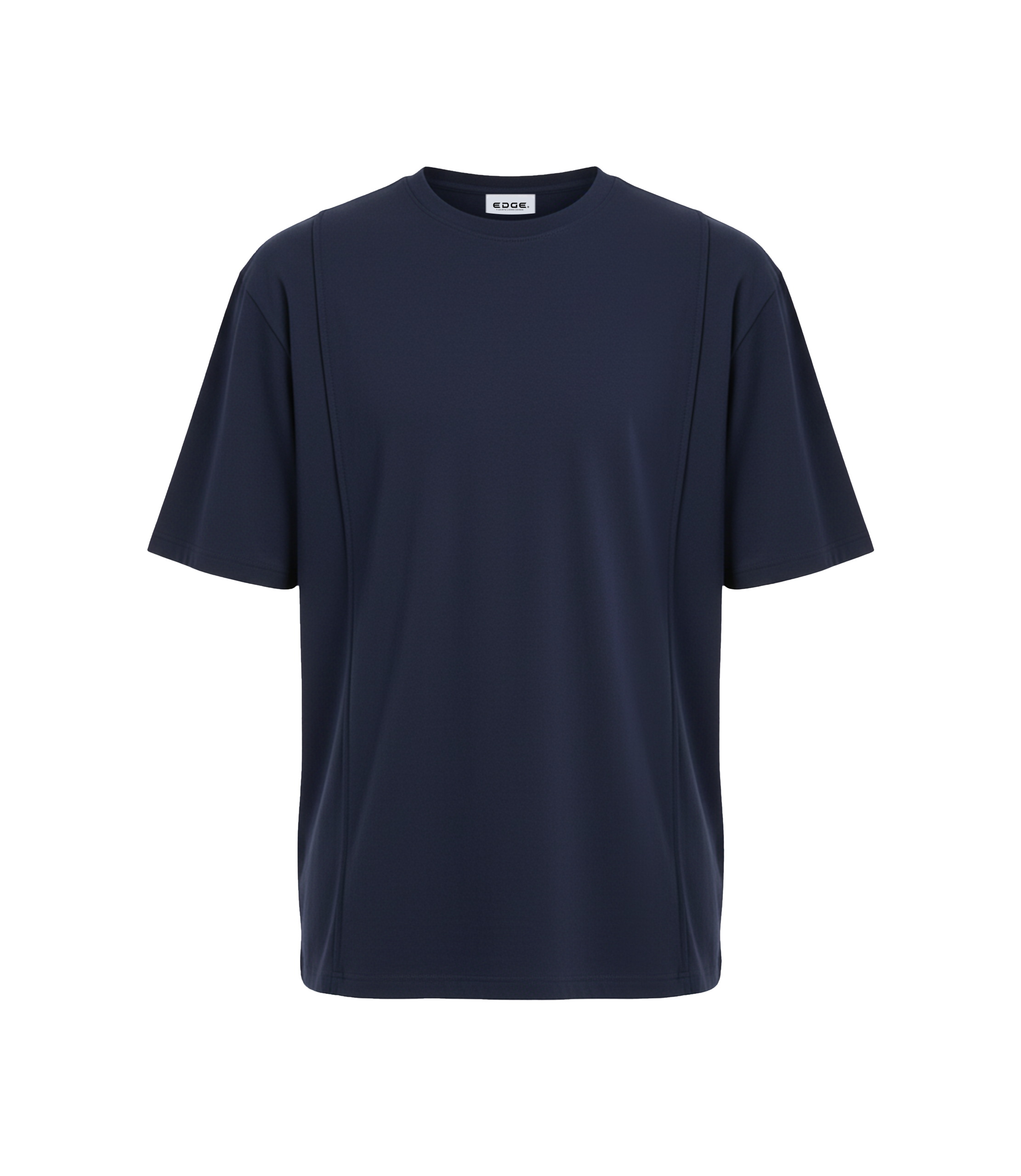 EDGE Crew Neck Men’s Textured Fabric Oversize T-Shirt - 53001