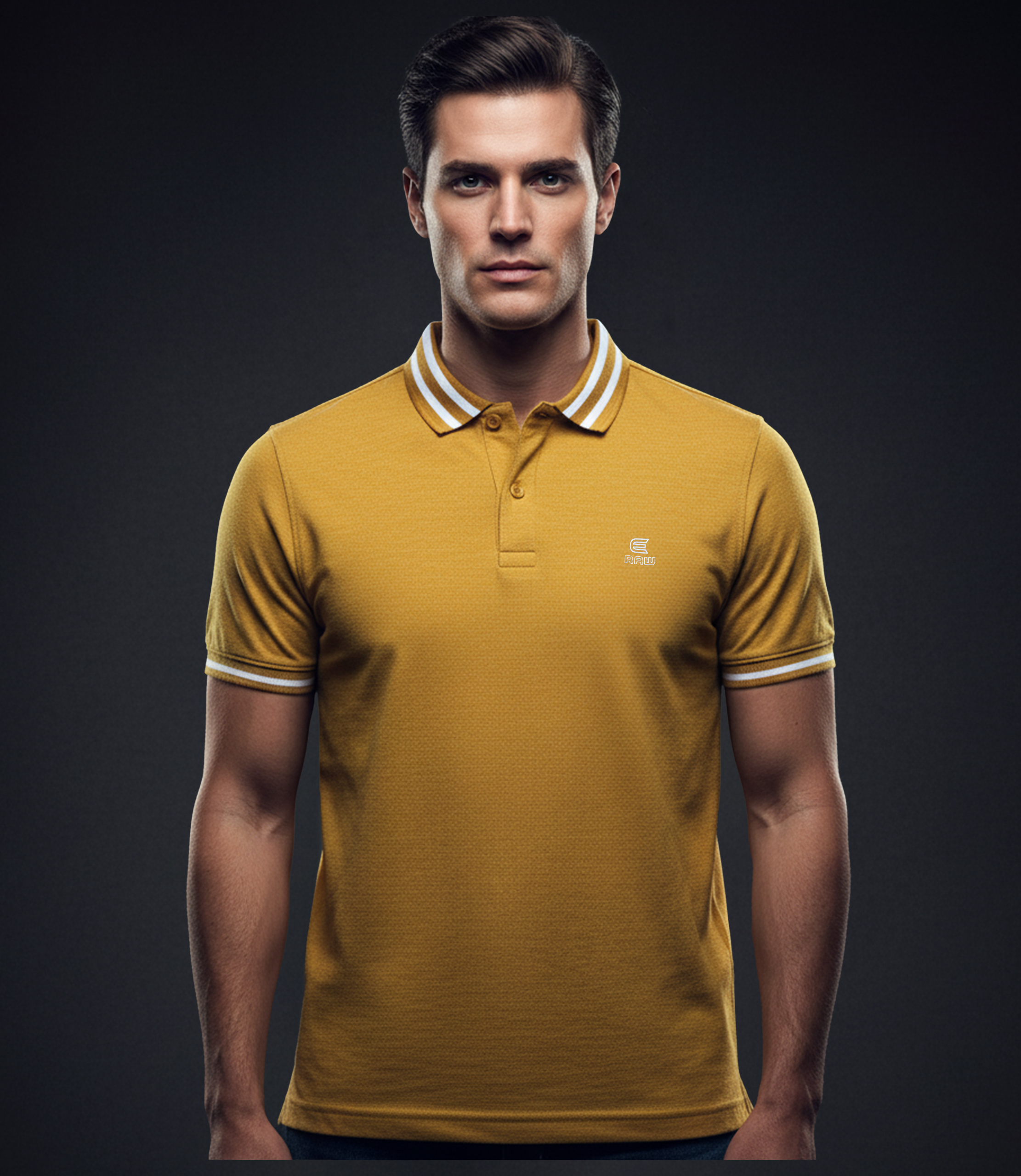 EDGE Double Tipping Collar Men’s Polo Shirt - 52605