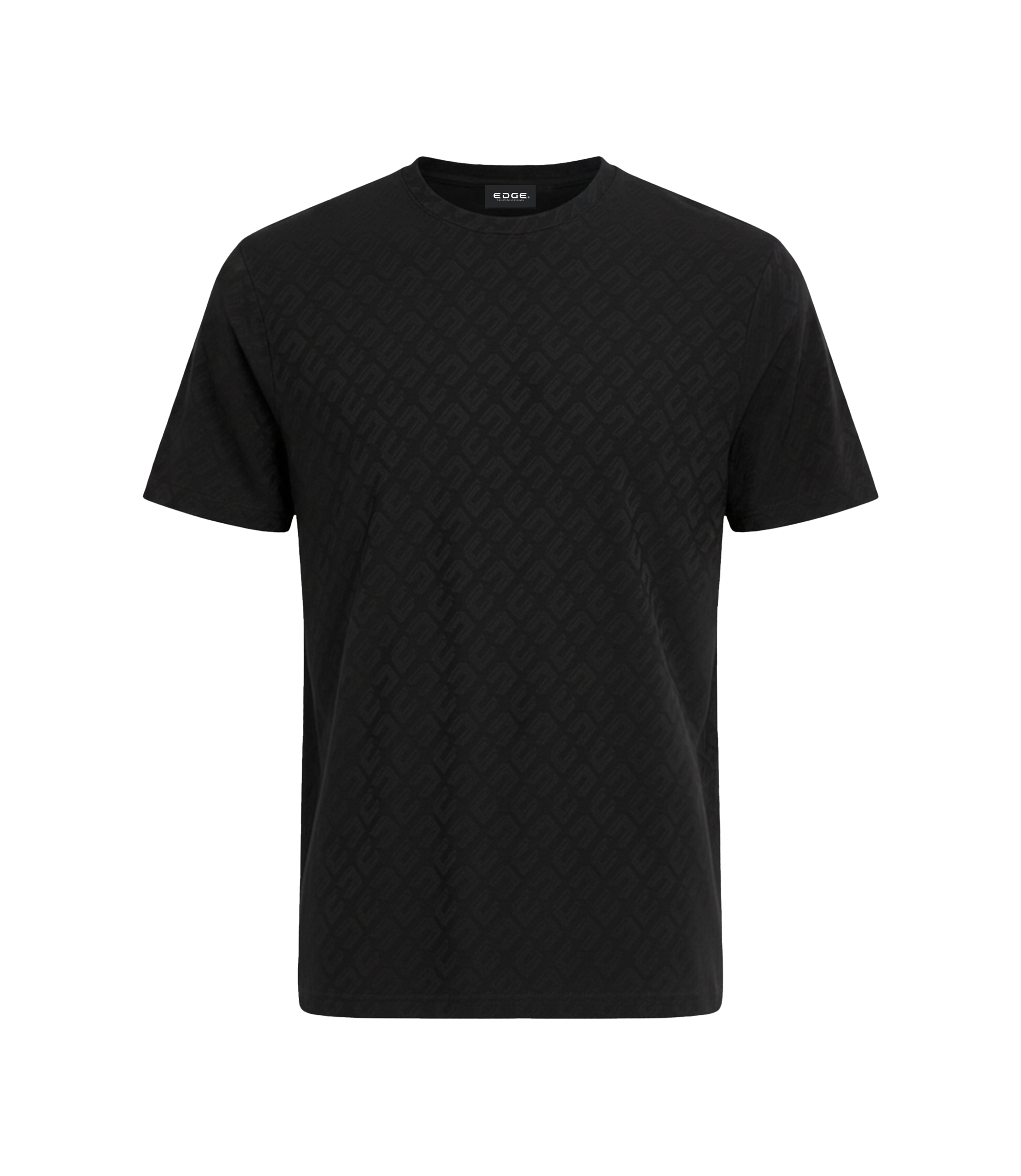 EDGE Crew Neck Men’s Textured Fabric Oversize T-Shirt - 53285