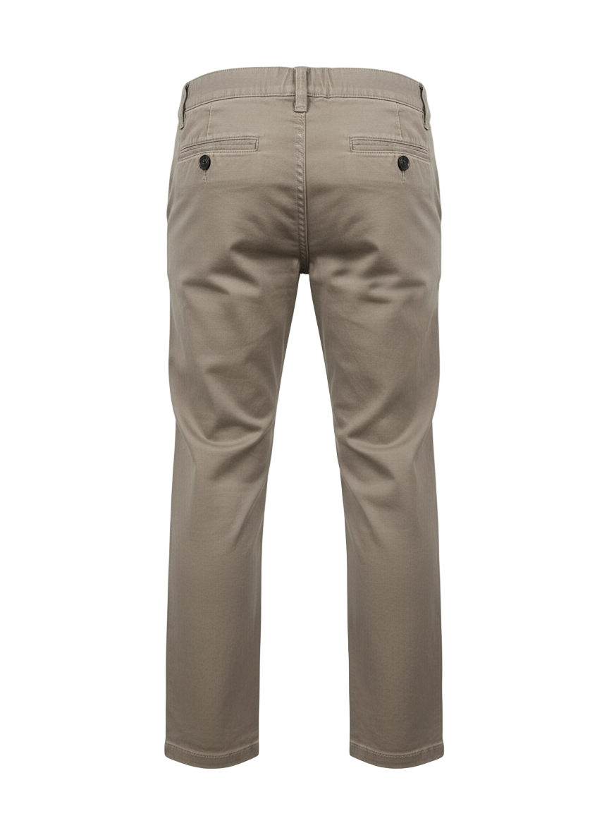 EDGE 4 Way Stretch Dark Brown Premium Boys Pants - SIL-38