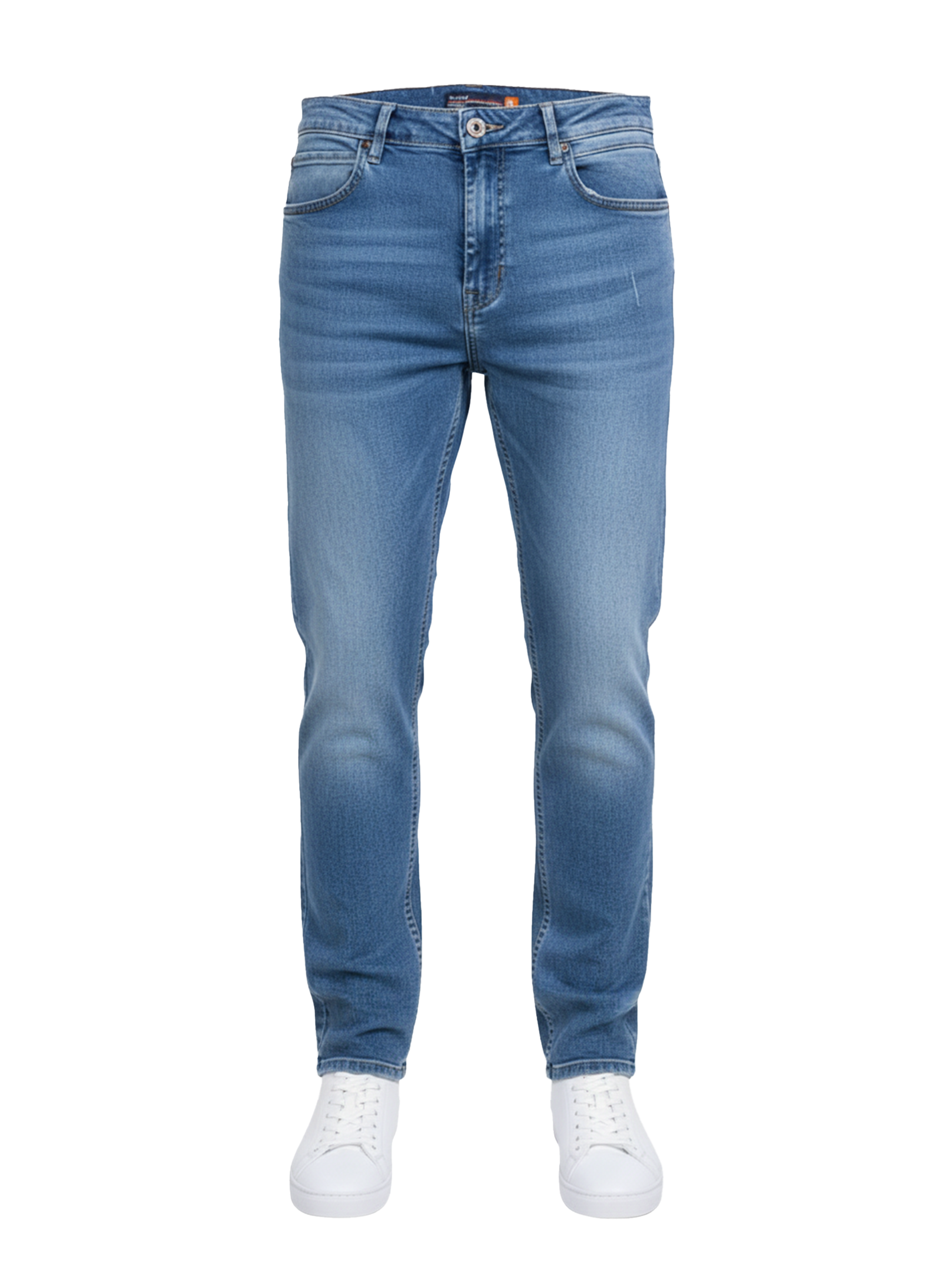 EDGE Premium Stretch Light Stone Washed Sky Blue Jeans - 4232
