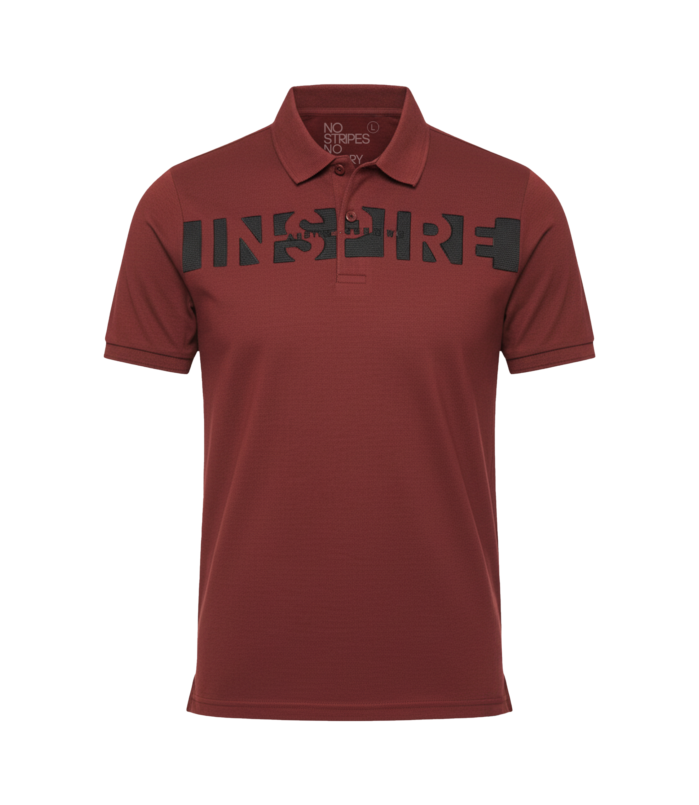 EDGE Printed Men’s Solid Color Polo Shirt - 52640