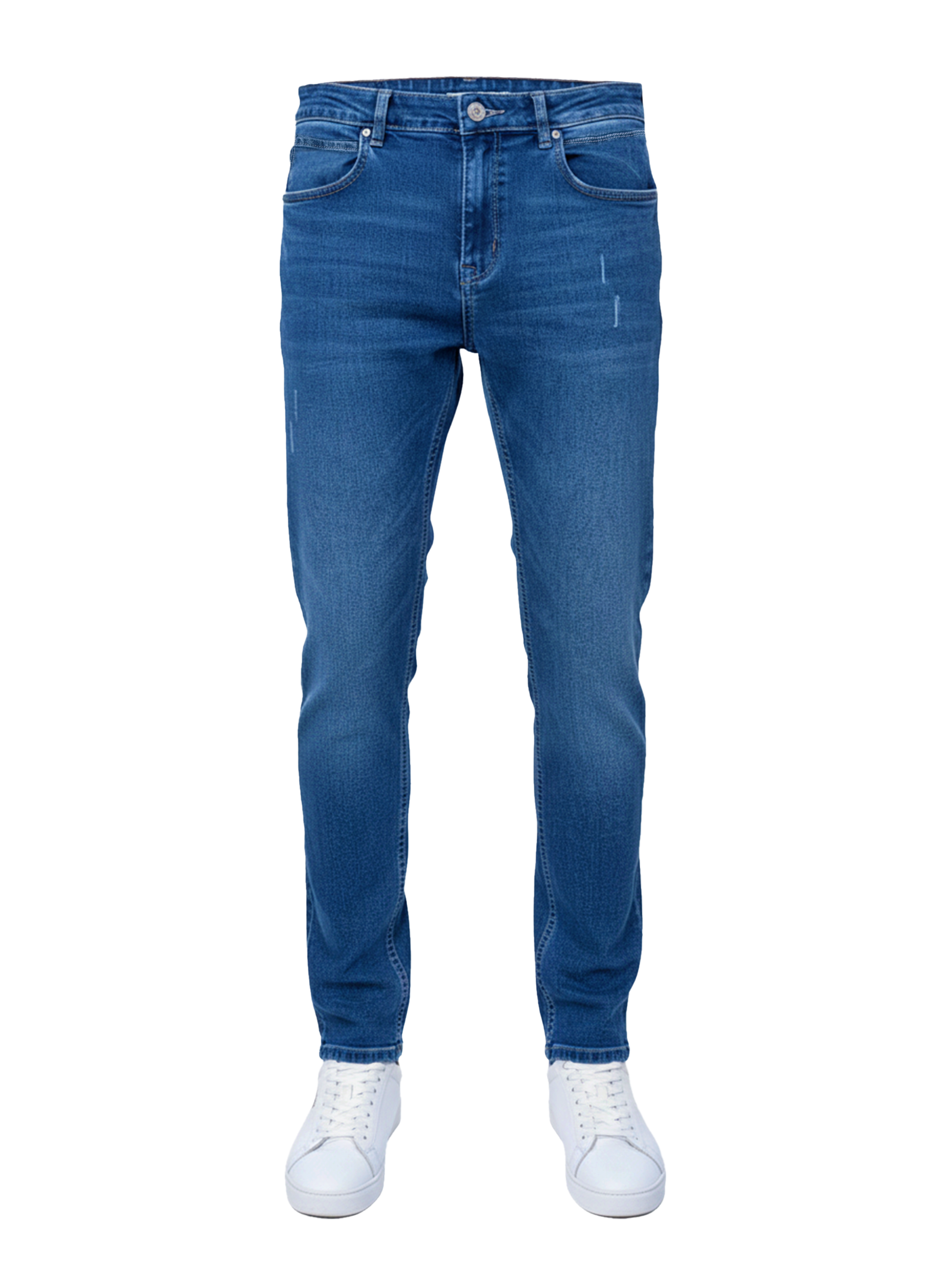 EDGE Premium Stretch Dark Washed Indigo Blue Jeans - 4234