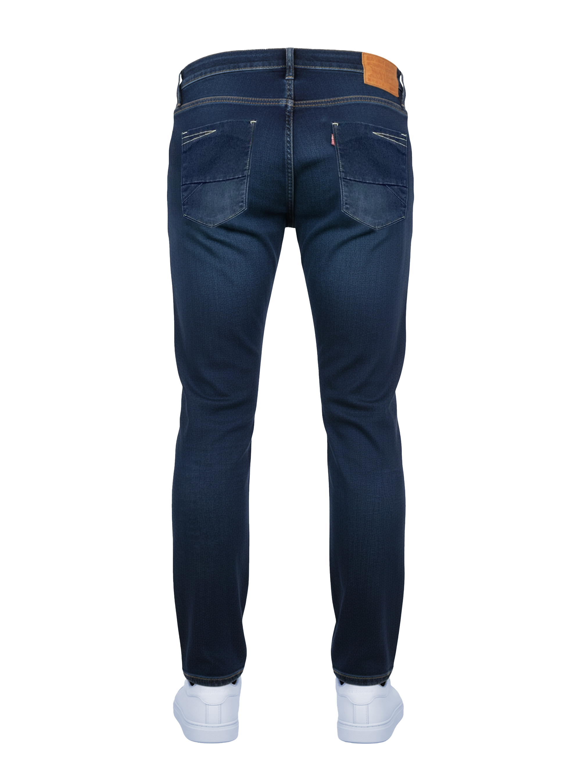 EDGE Premium Stretch Dark Washed SLIM FIT Prussian Blue Jeans - 4196