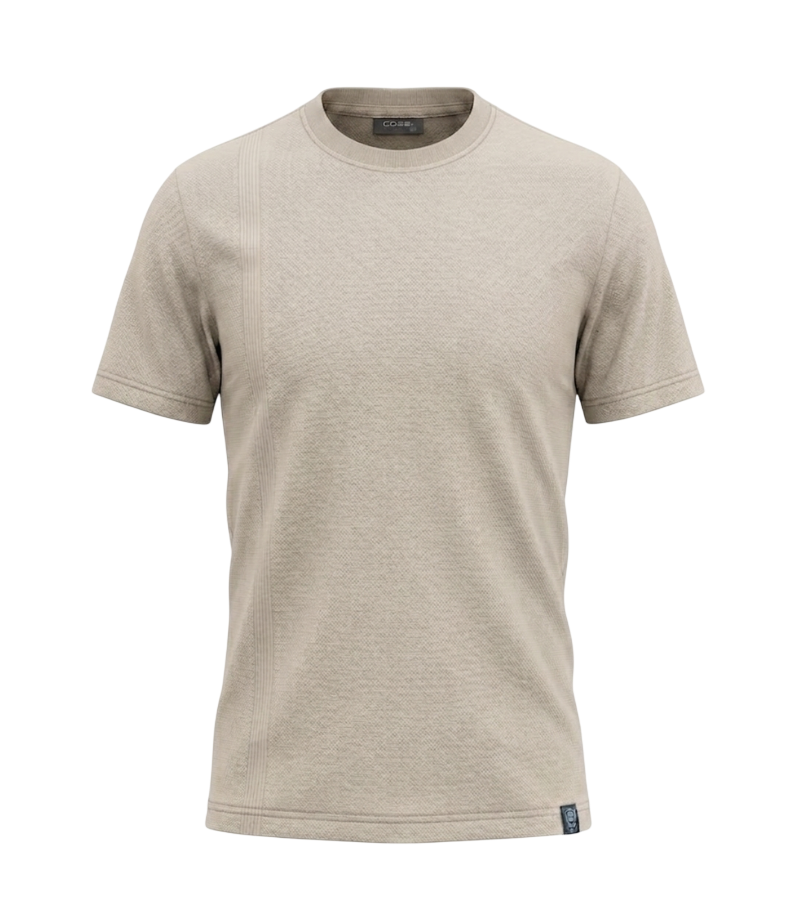 EDGE Kids Crew Neck Solid Color Textured T-Shirt – 33813