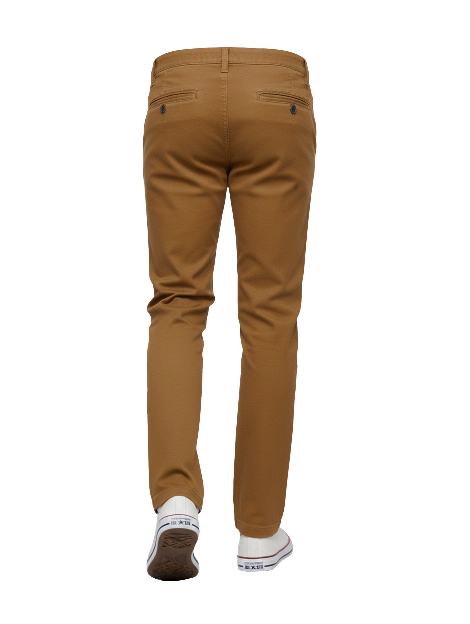 EDGE 4 Way Stretch Pebble Brown Premium Boys Pants - SIL-32