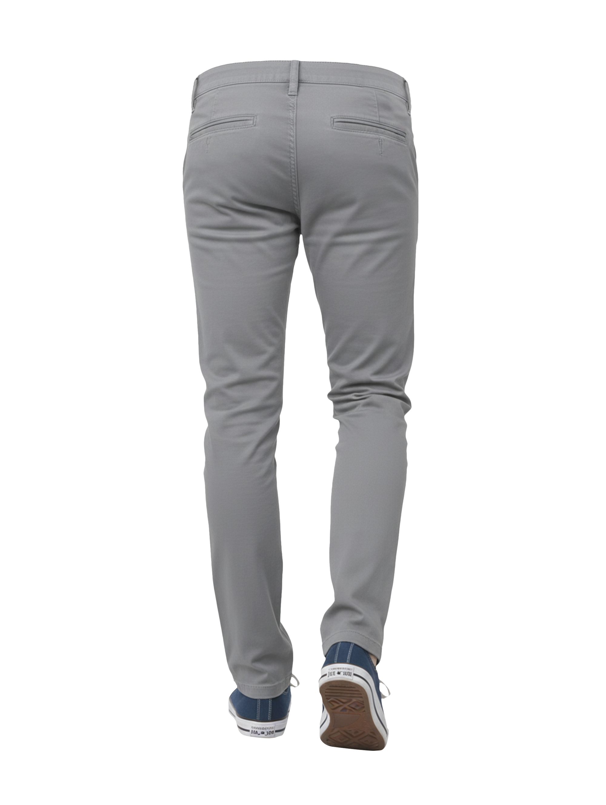EDGE 4 Way Stretch Mid Grey Premium Boys Pants - SIL-28
