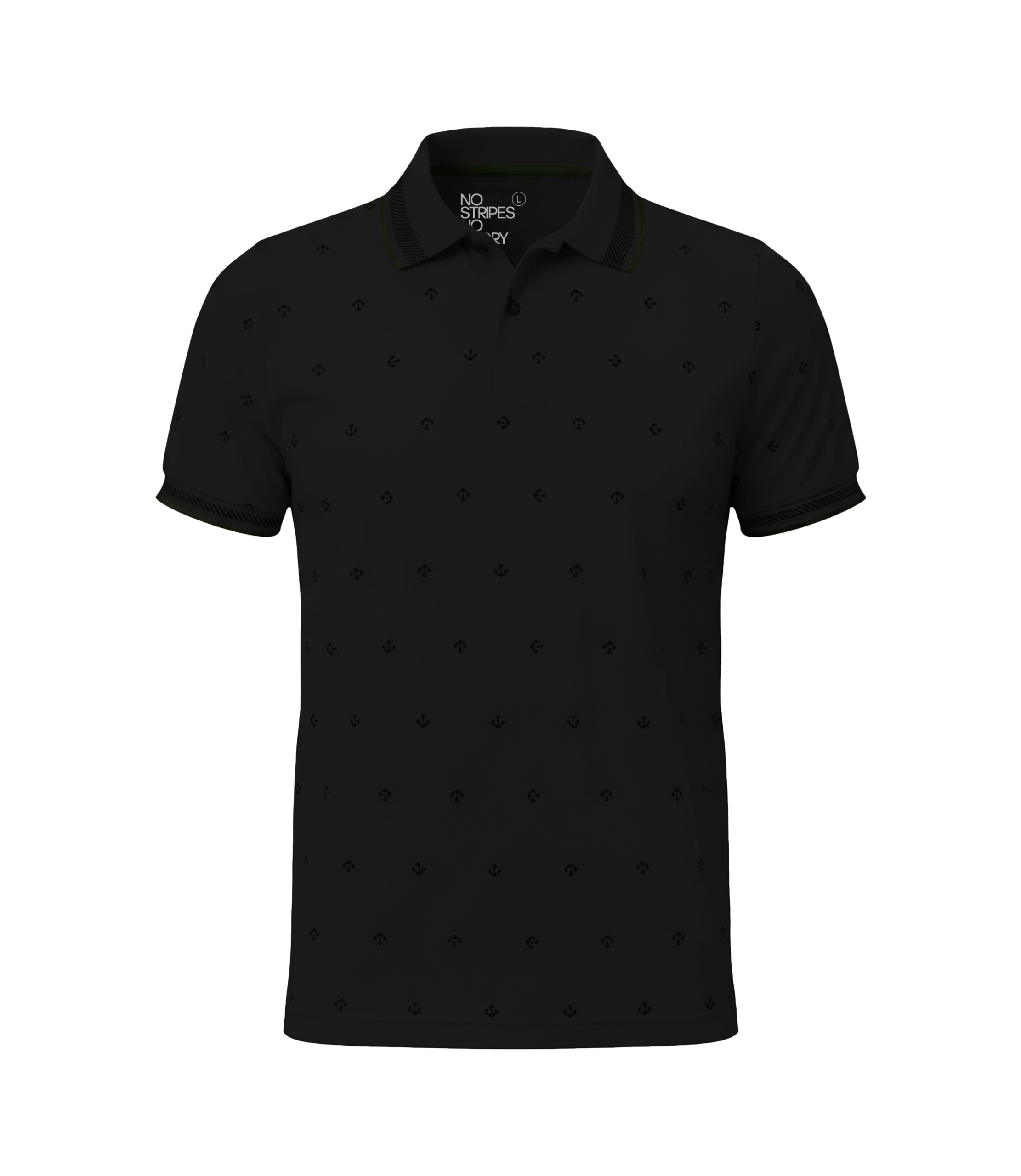 EDGE Tipping Collar Men’s AOP Polo Shirt - 52610