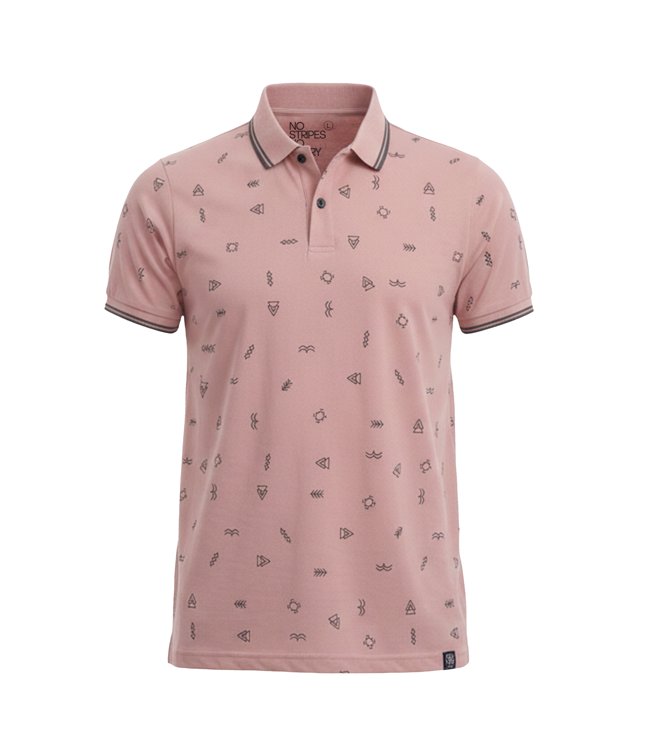 EDGE Tipping Collar Men’s AOP Polo Shirt - 52609